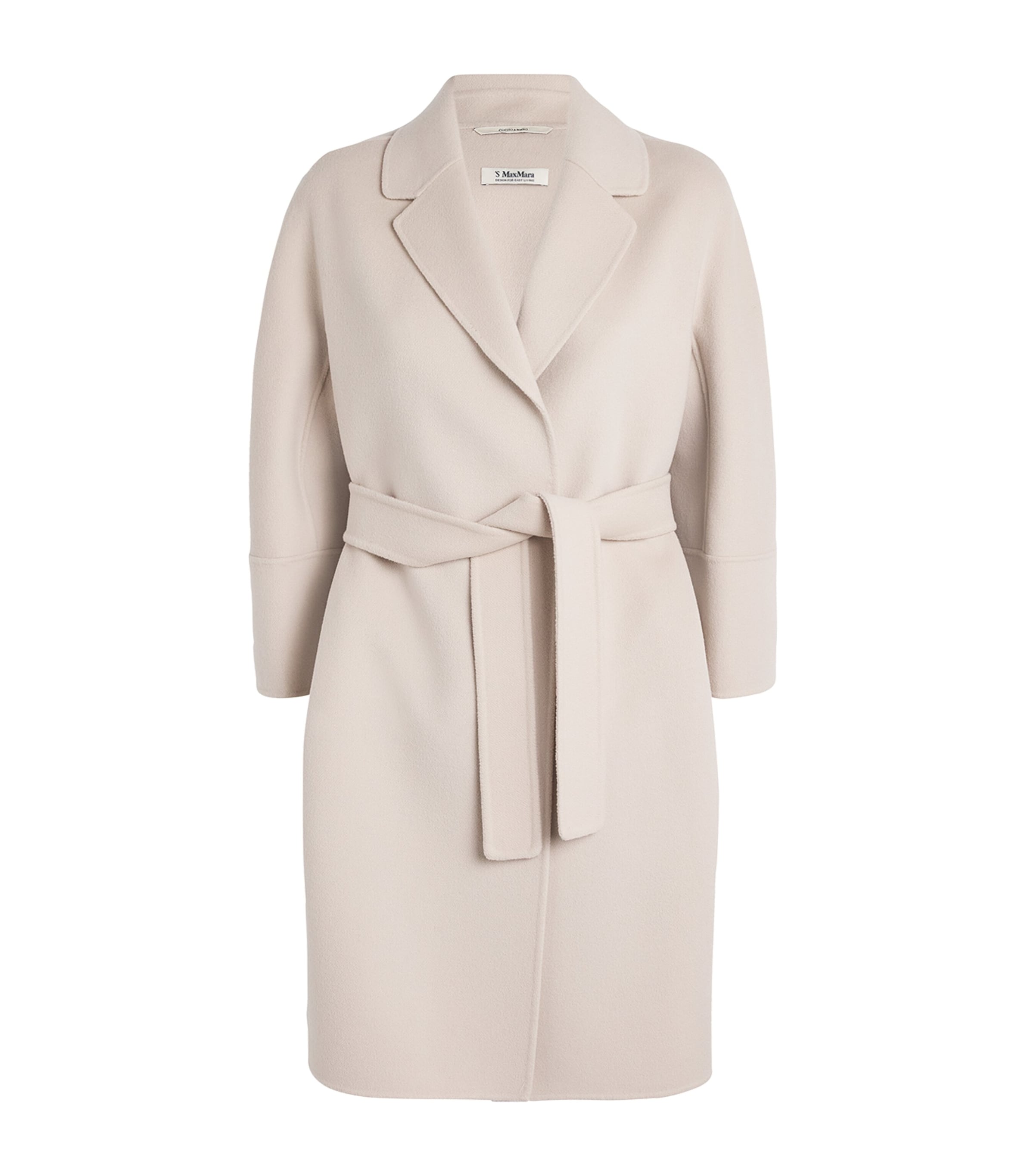 Max Mara Pepaia Wool-cashmere Coat In Nude