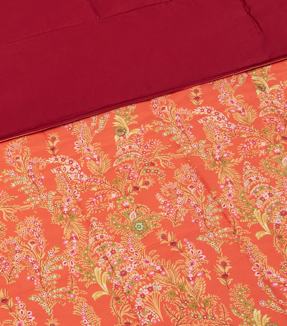 Cotton Degrade Print Quilted Bedspread (270cm x 270cm) X0880 PALE BLUE Image 3