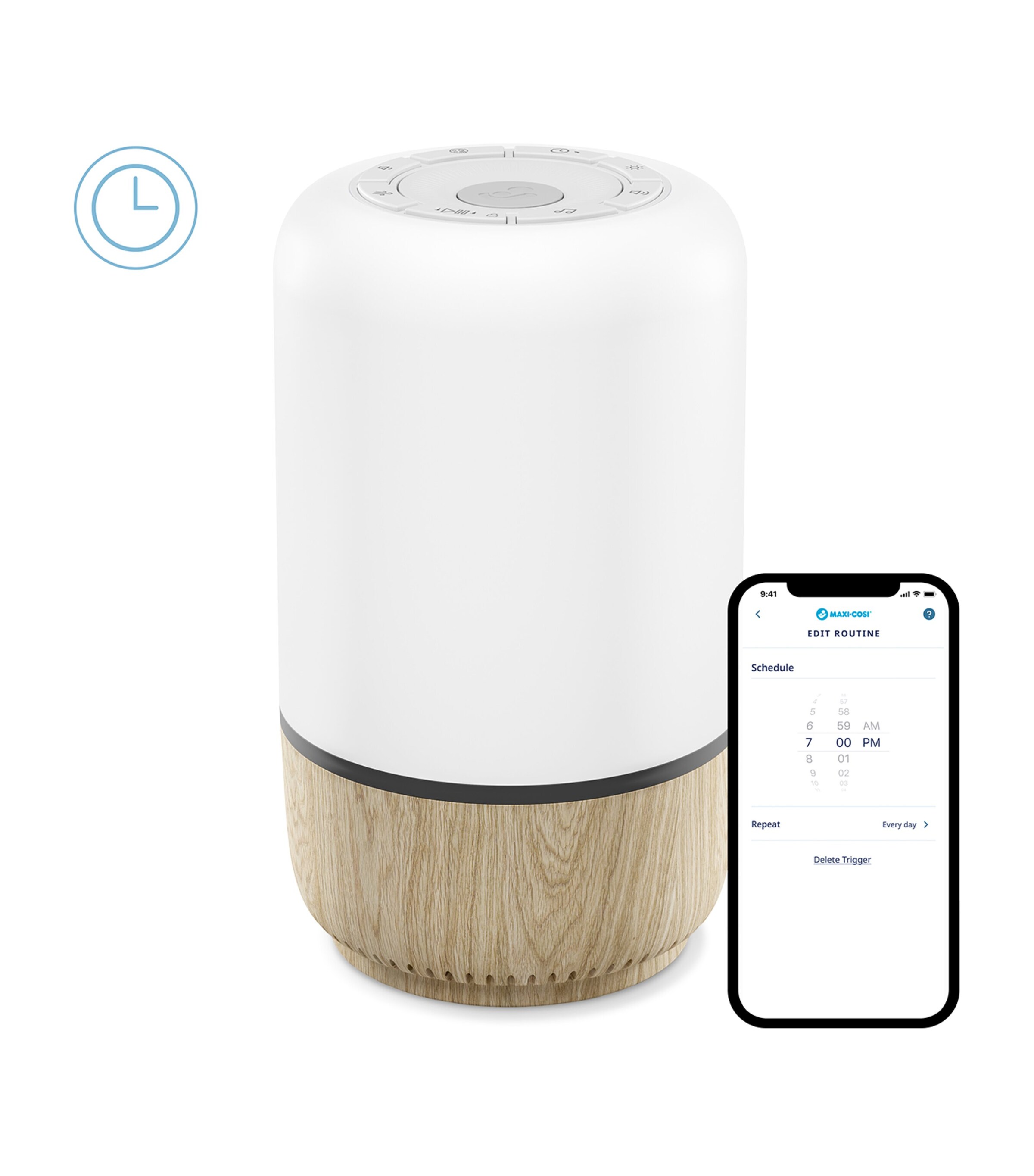 Soothe Light & Sound Night Light WHITE Image 9