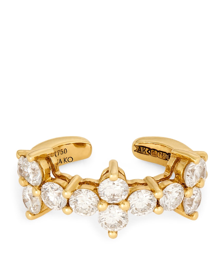 Yellow Gold and Diamond Vivi Ear Cuff YELLOW GOLD Image 1