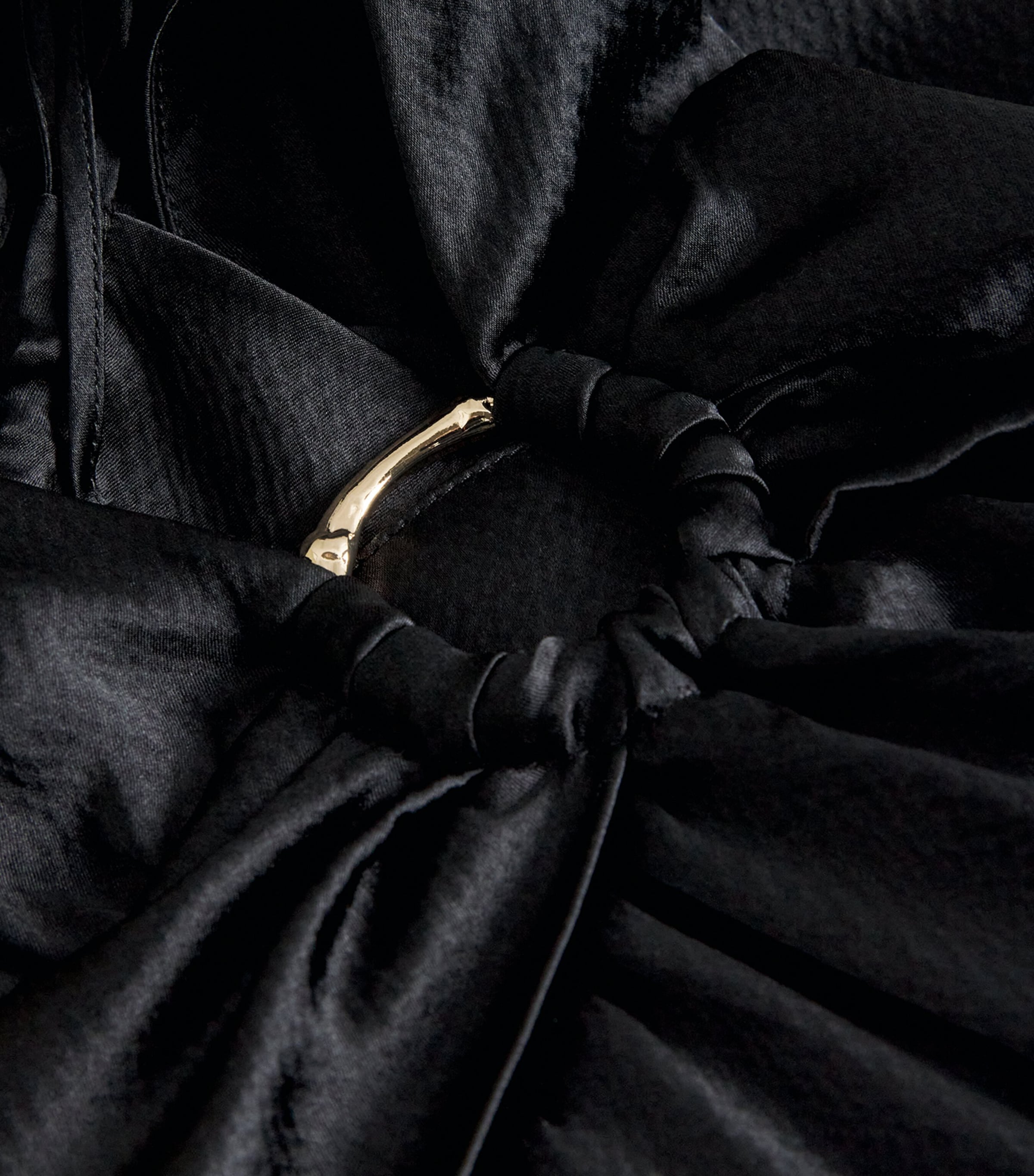 Silk Meteora Maxi Dress BLK-BLK/SILK Image 6