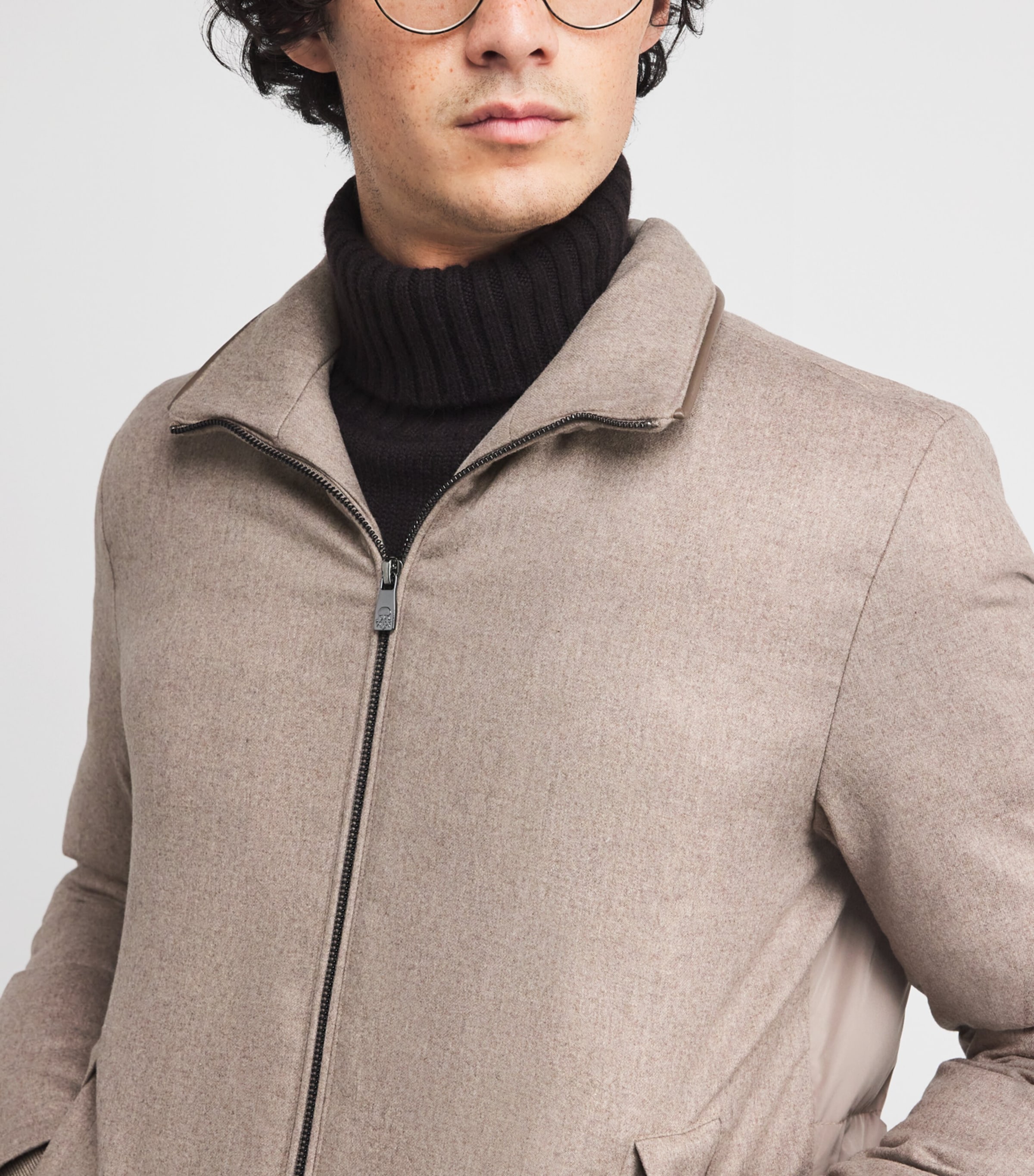 MicroCashmere Hybrid Field Jacket 029 NATURAL / BEIGE Image 6