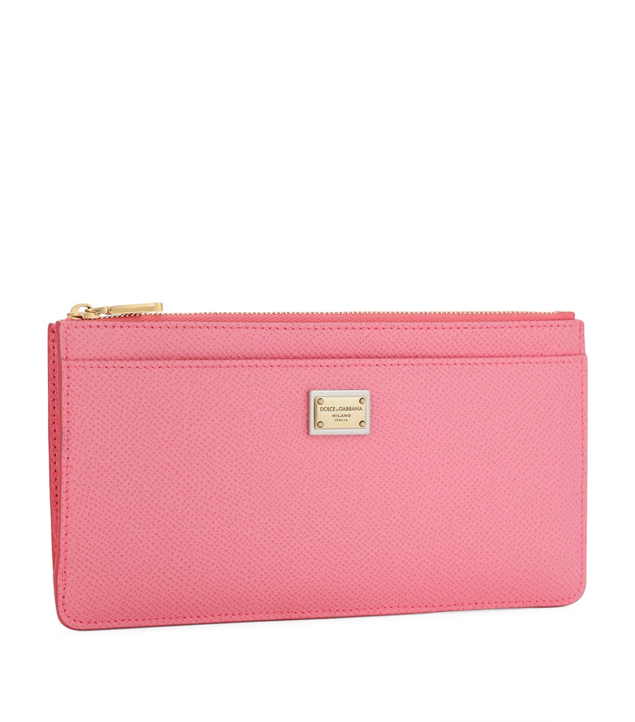 Calfskin Dauphine Card Holder 80424-CYCLAMEN 2 Image 3