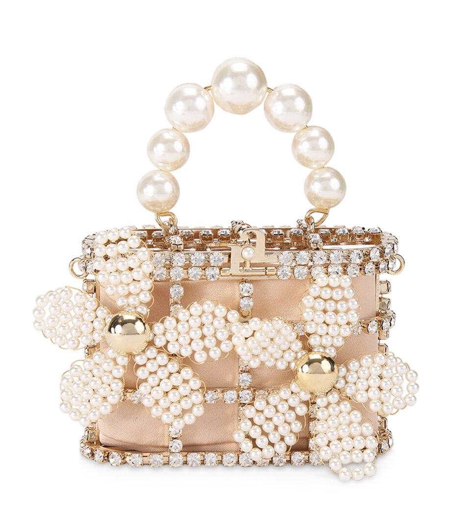 Pocket Gardenia Top-Handle Bag GOLD Image 1