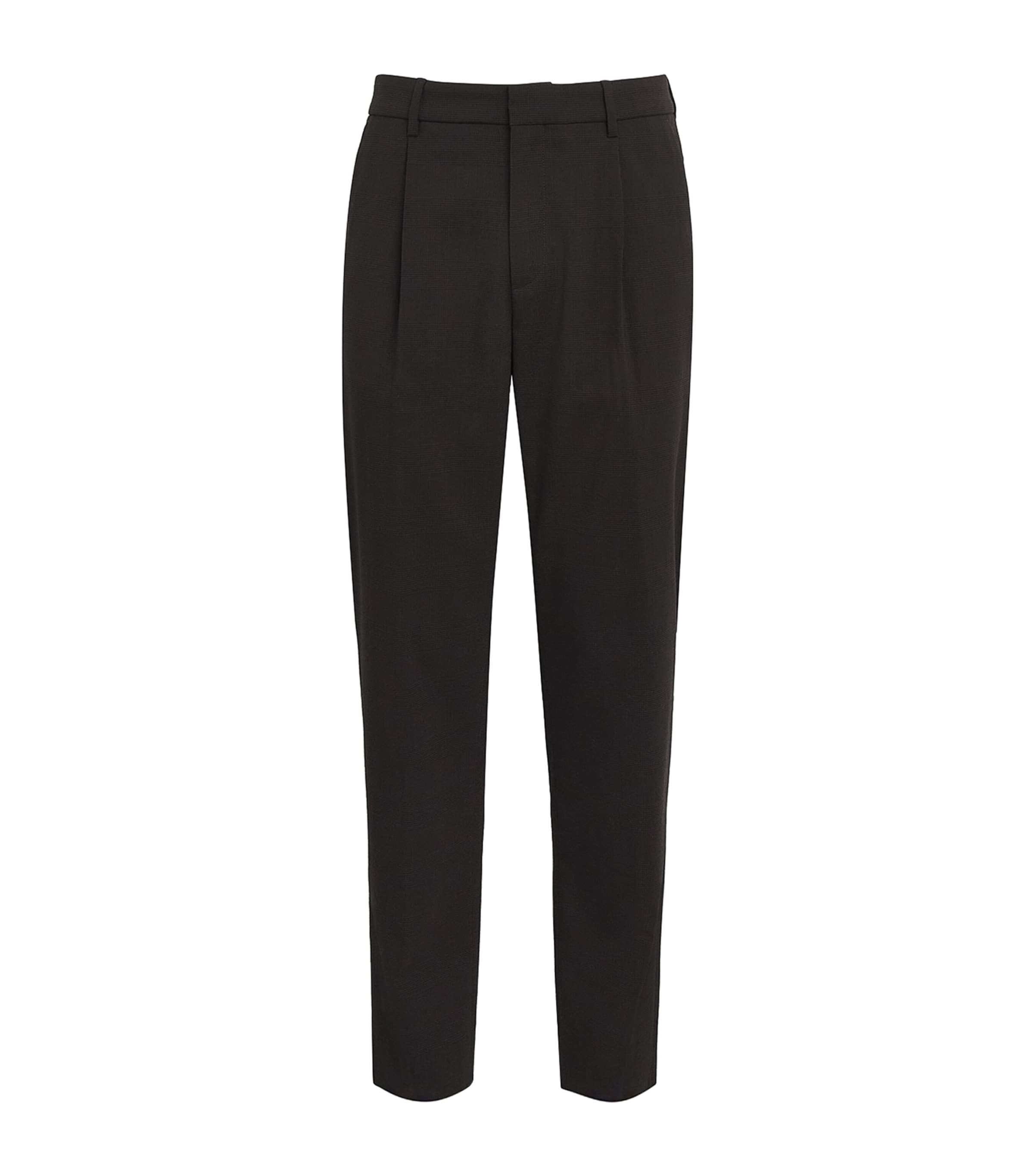 Barena Mens Wool Check Gazara Trousers Bruno Image 1