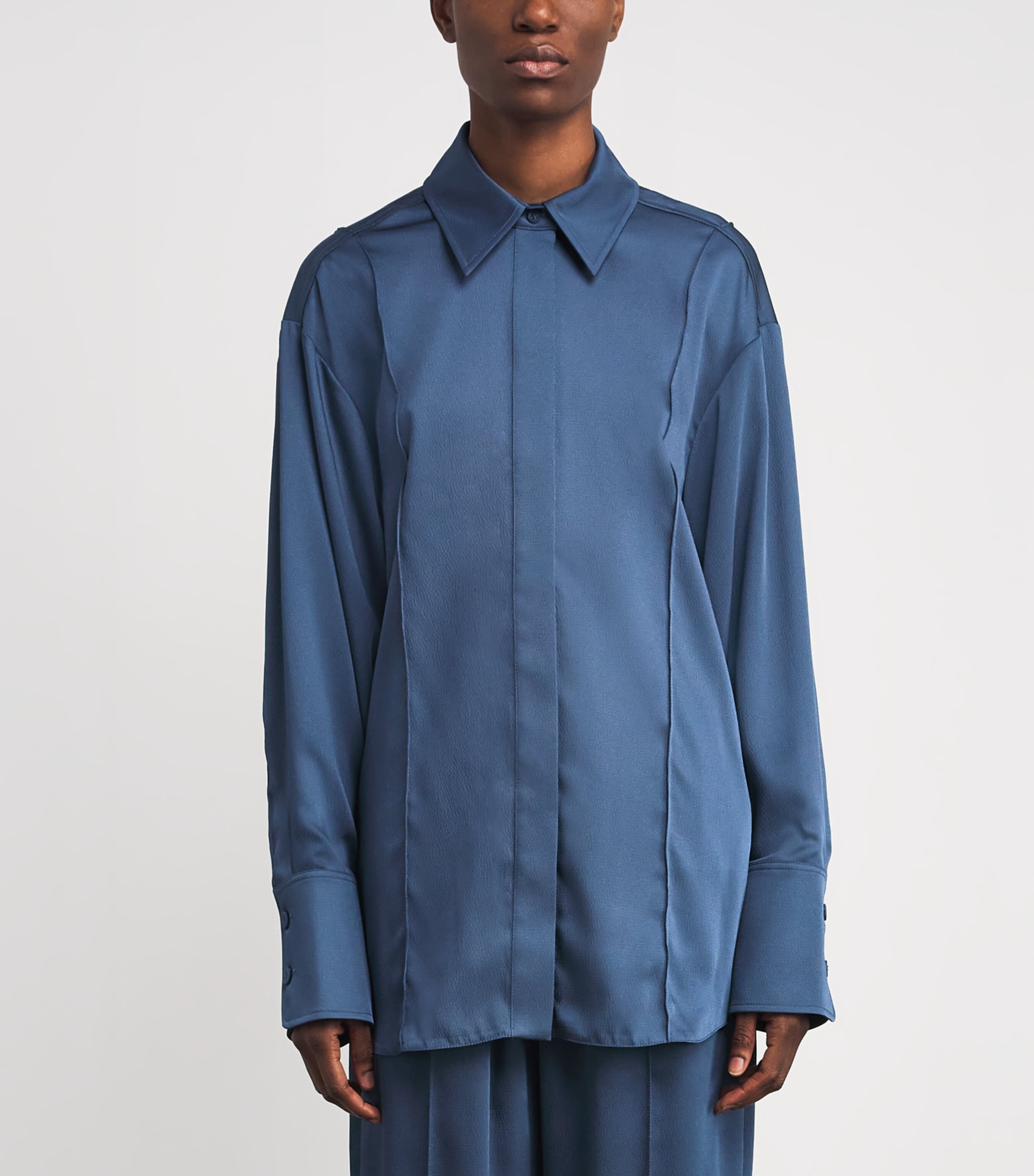 CAMILLA AND MARC Womens Cameo Shirt Steel Image 4