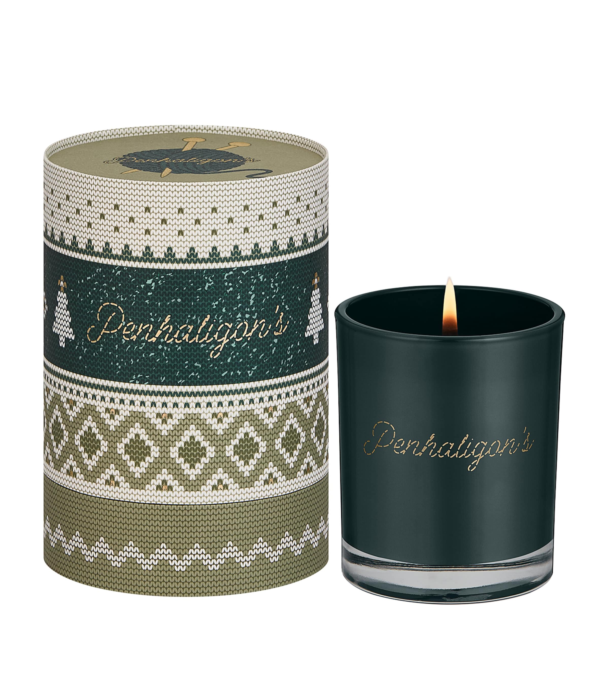 Penhaligon's Fireside Fir Scented Candle In Green