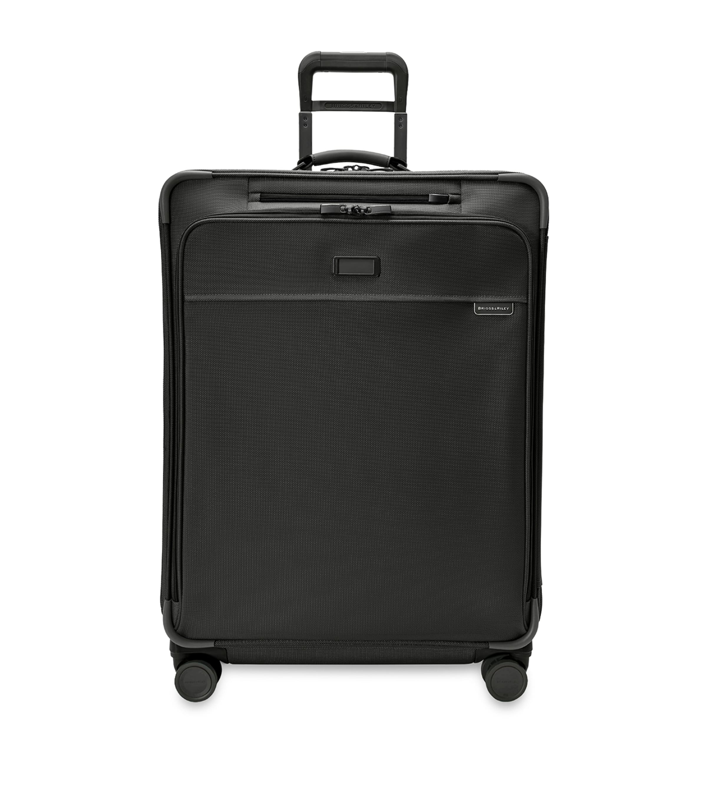 Shop Briggs & Riley Large Baseline Expandable Spinner Suitcase In Black