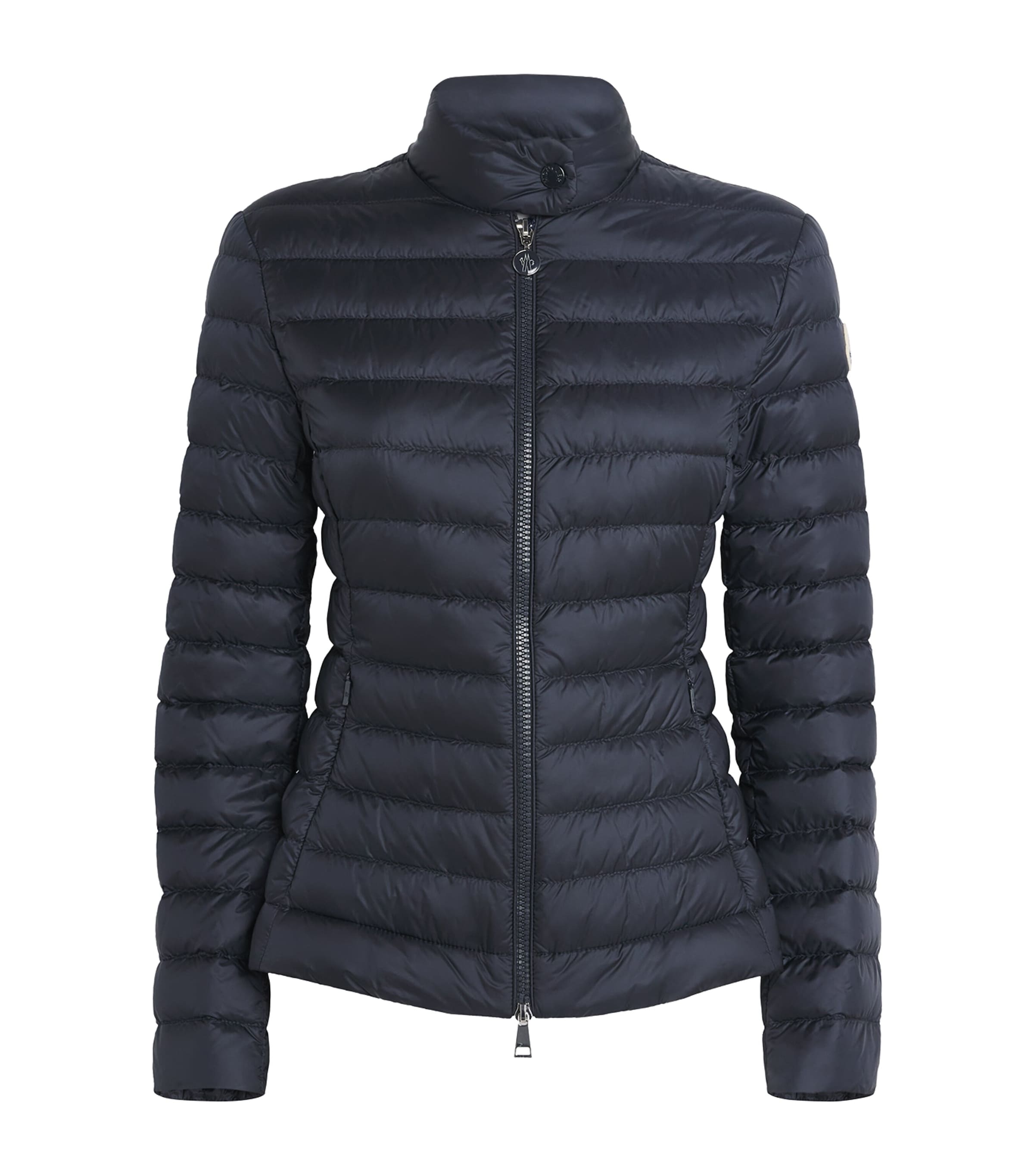 Moncler Women Verrerie Short Down Jacket In Blue