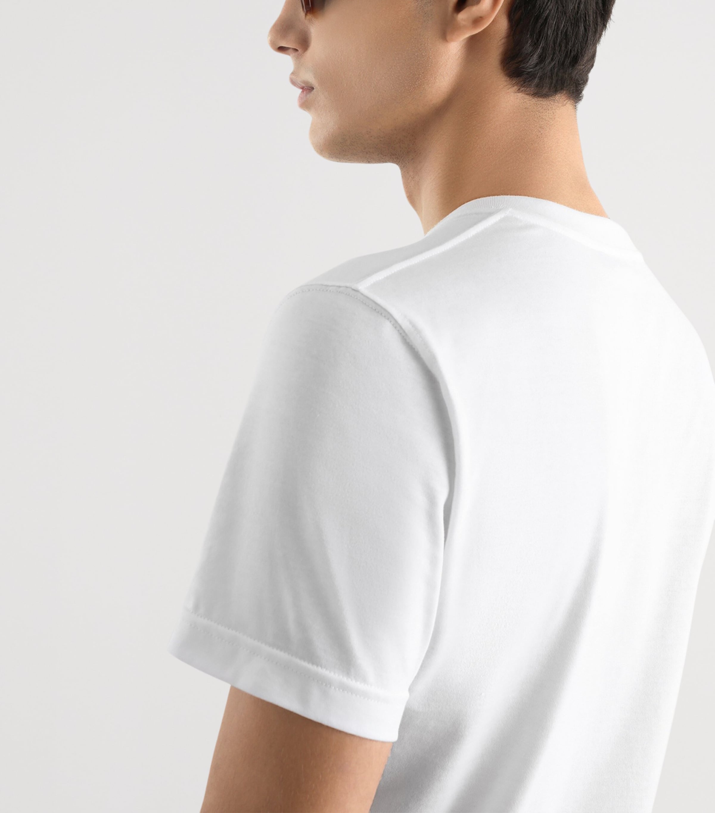 Cotton Embroidered Logo T-Shirt W0800-OPTICAL W Image 5