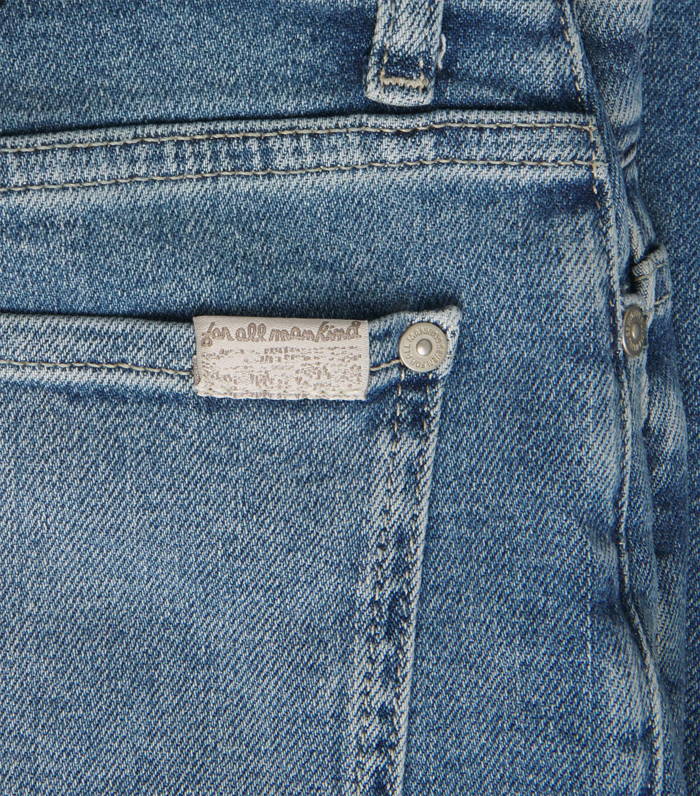 7 For All Mankind Womens Lotta High-Rise Wide-Leg Jeans Aquashade Image 6