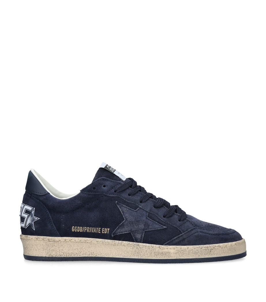 Golden Goose Suede Ball Star Sneakers Navy Image 1