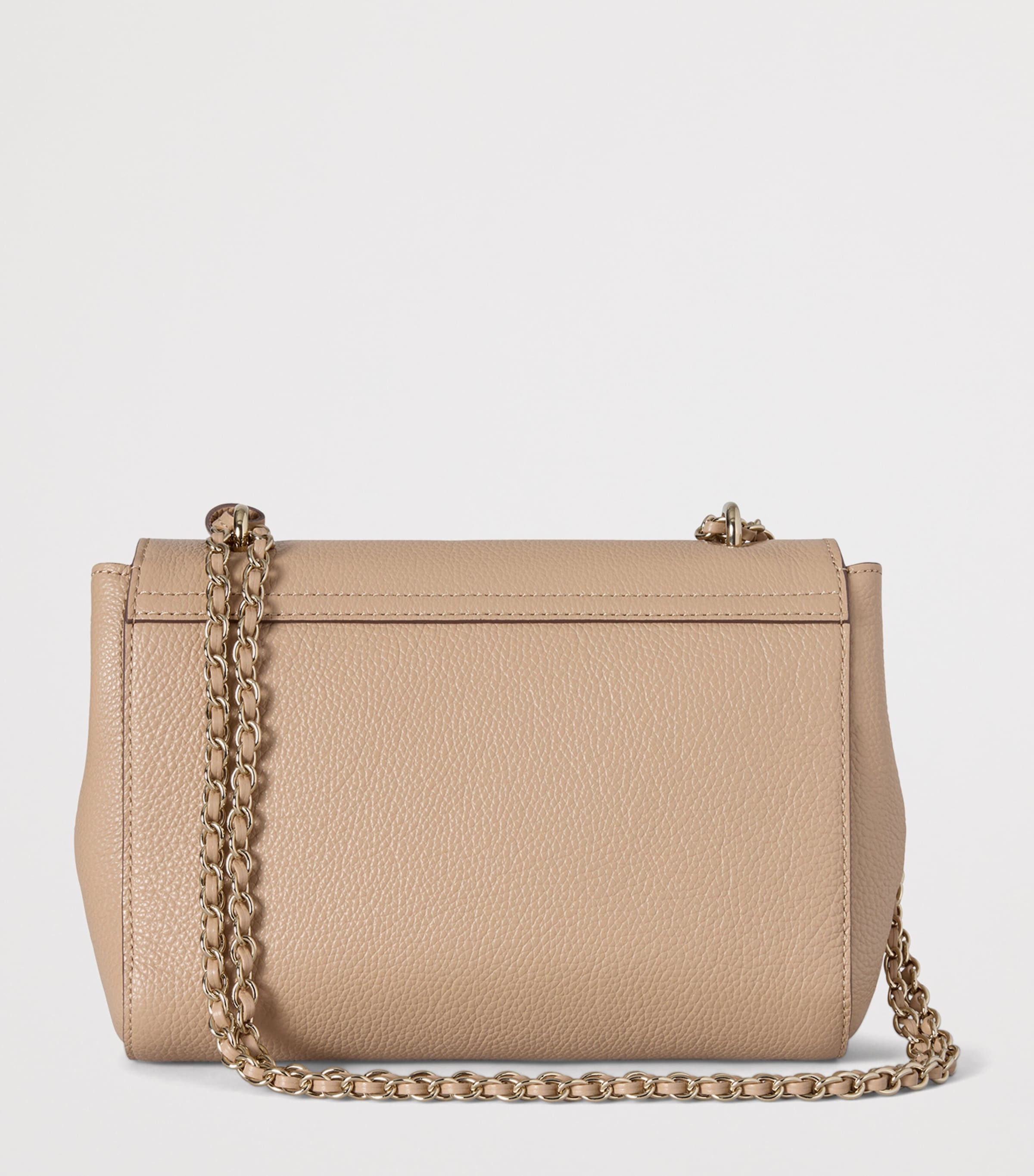 Small Leather Lily Shoulder Bag CRUMPET Image 3