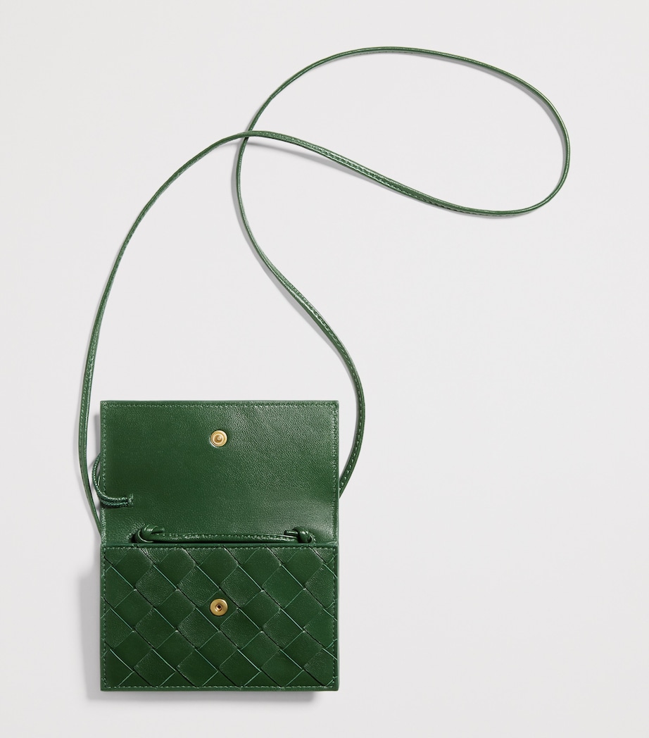 Bottega Veneta Leather Andiamo Badge Holder Image 3