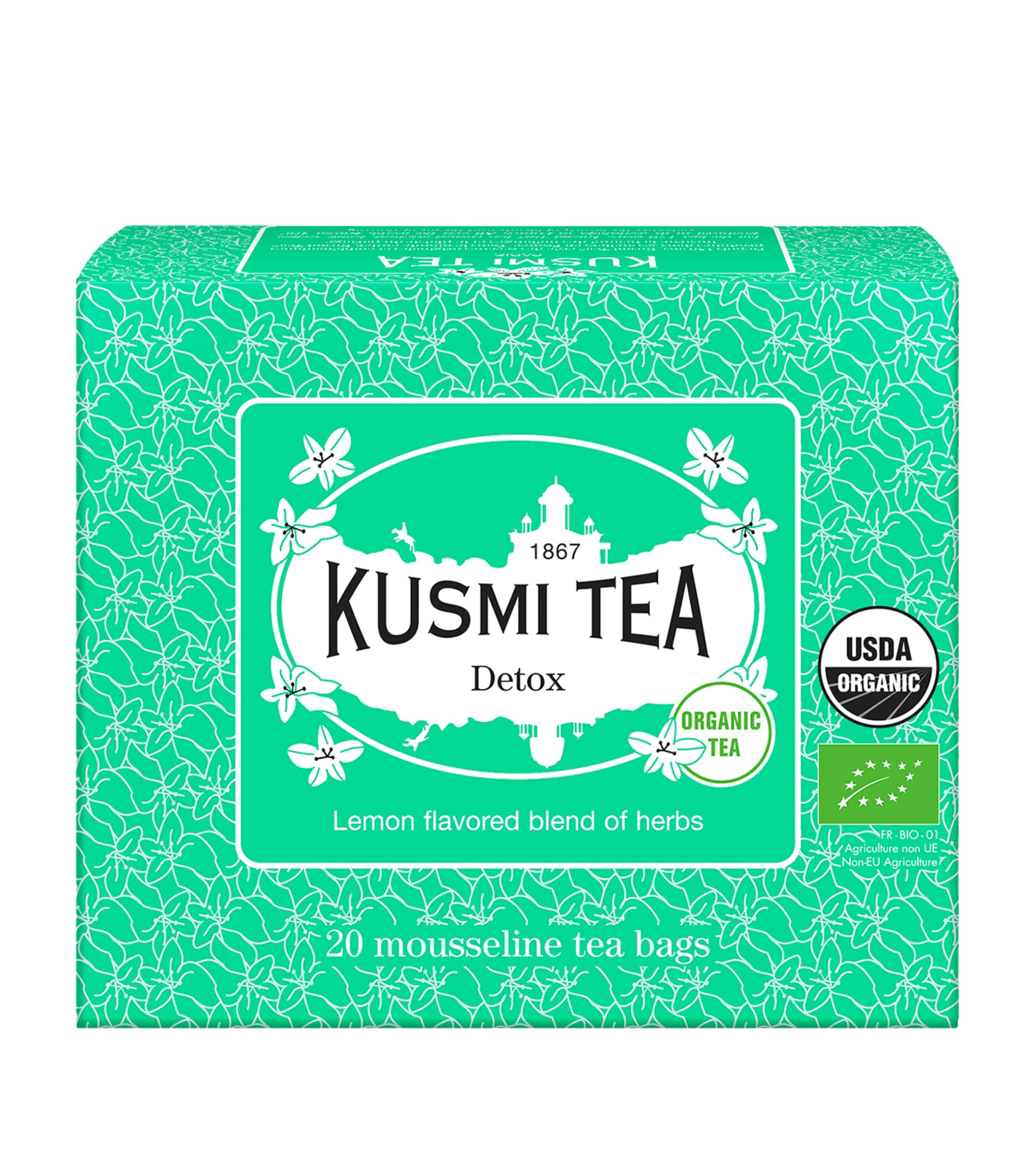 Kusmi Organic Detox Tea (20 Tea Bags) | Tea | Food | Free From | Designers | Kusmi | Tea Bags