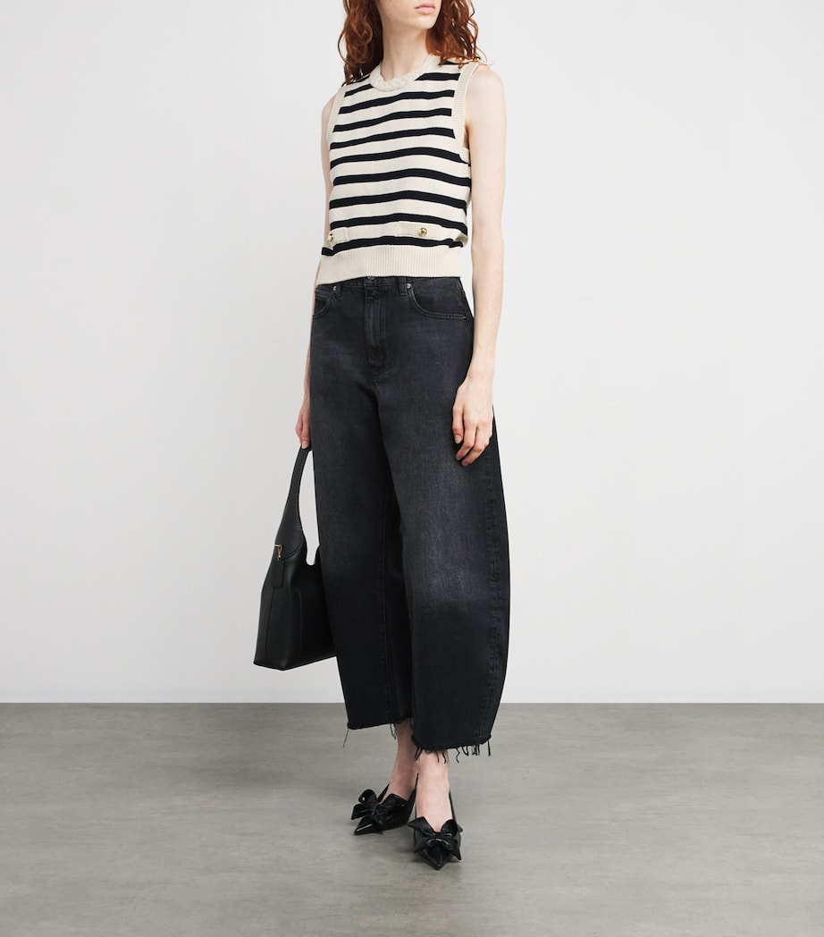 Stripe The Harbor Vest Top NAVY MULTI Image 2