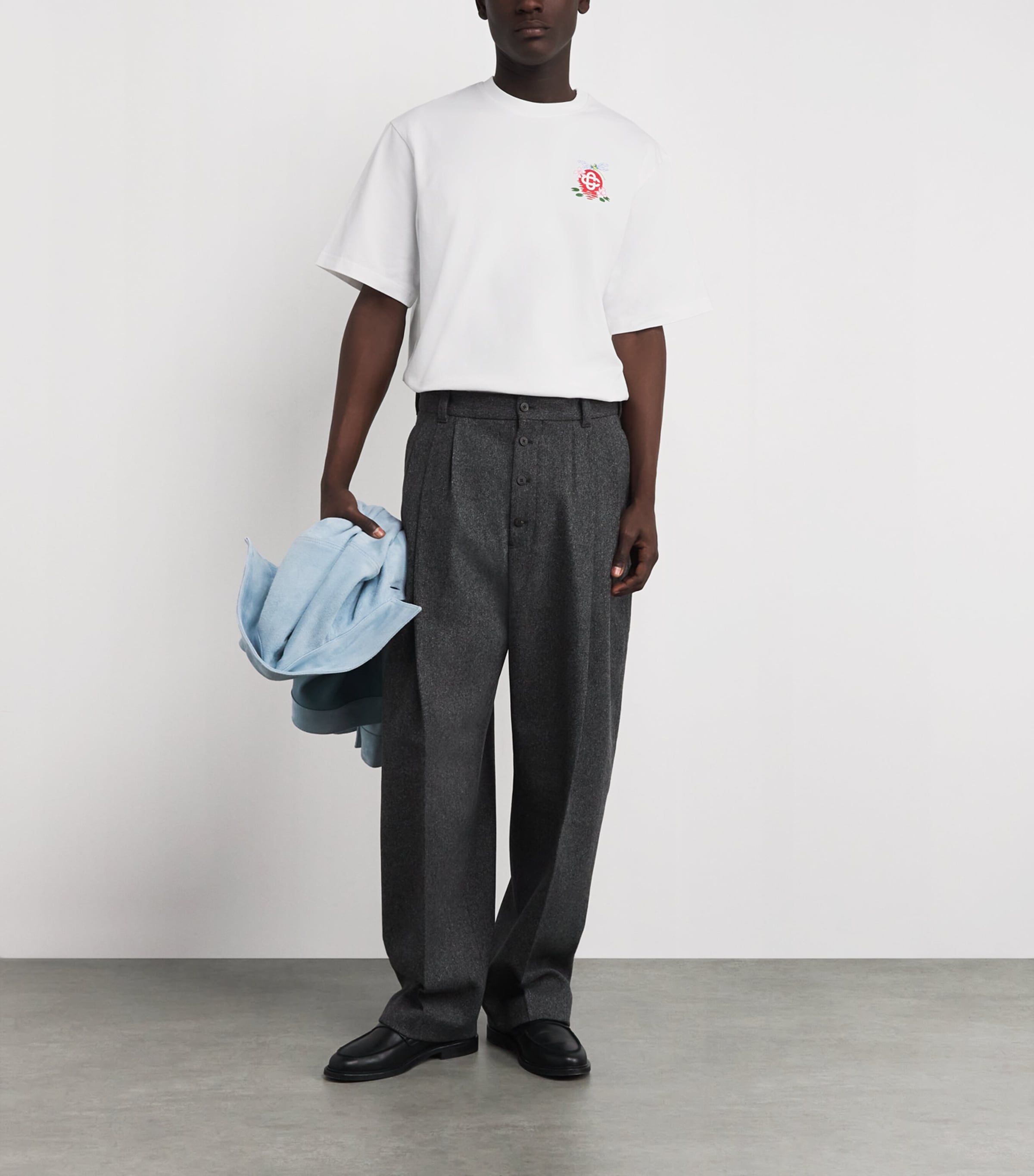 Organic Cotton Dragonfly Logo T-Shirt  WHITE Image 2