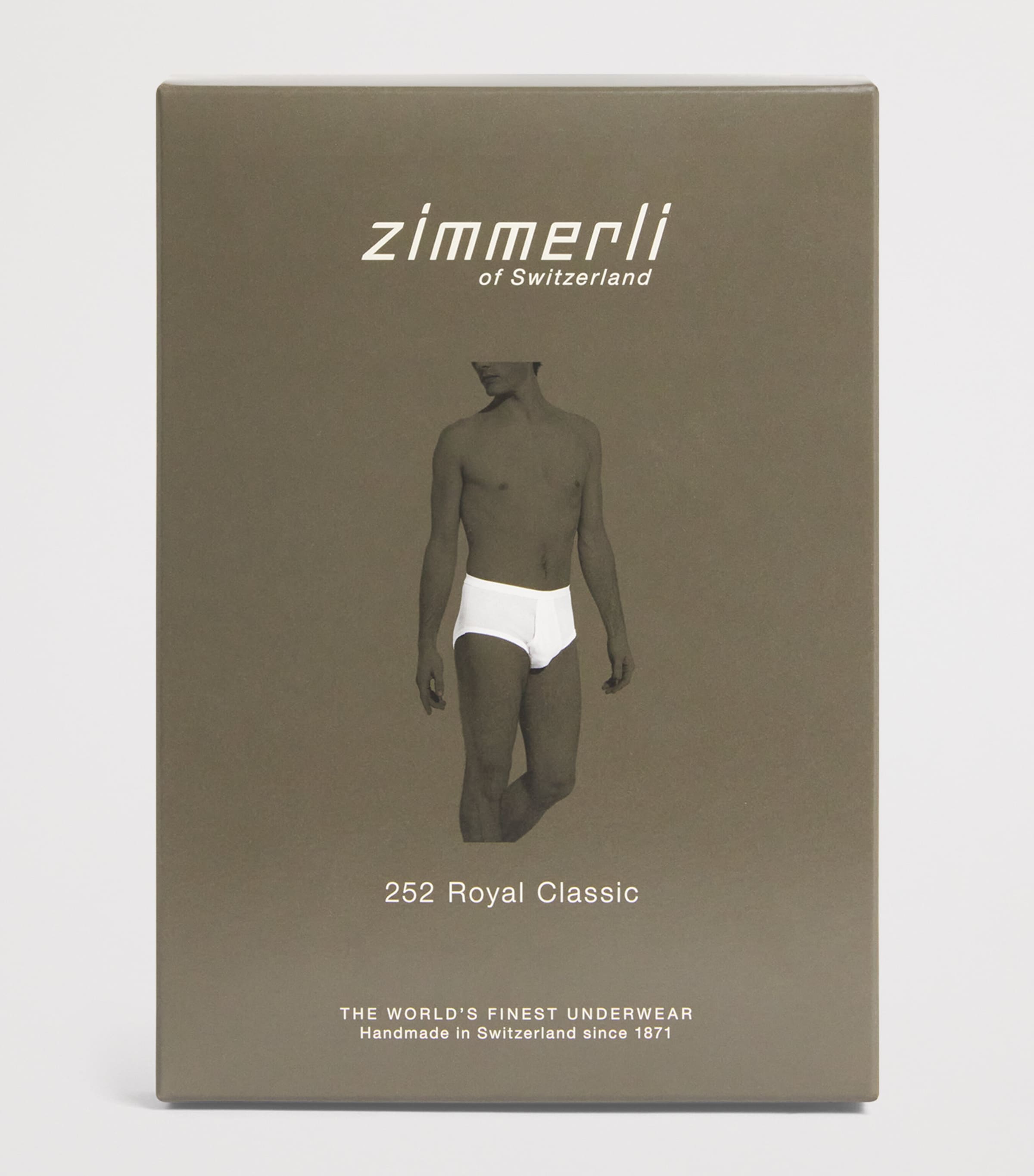 Zimmerli Mens 252 Royal Classic Briefs White Image 4