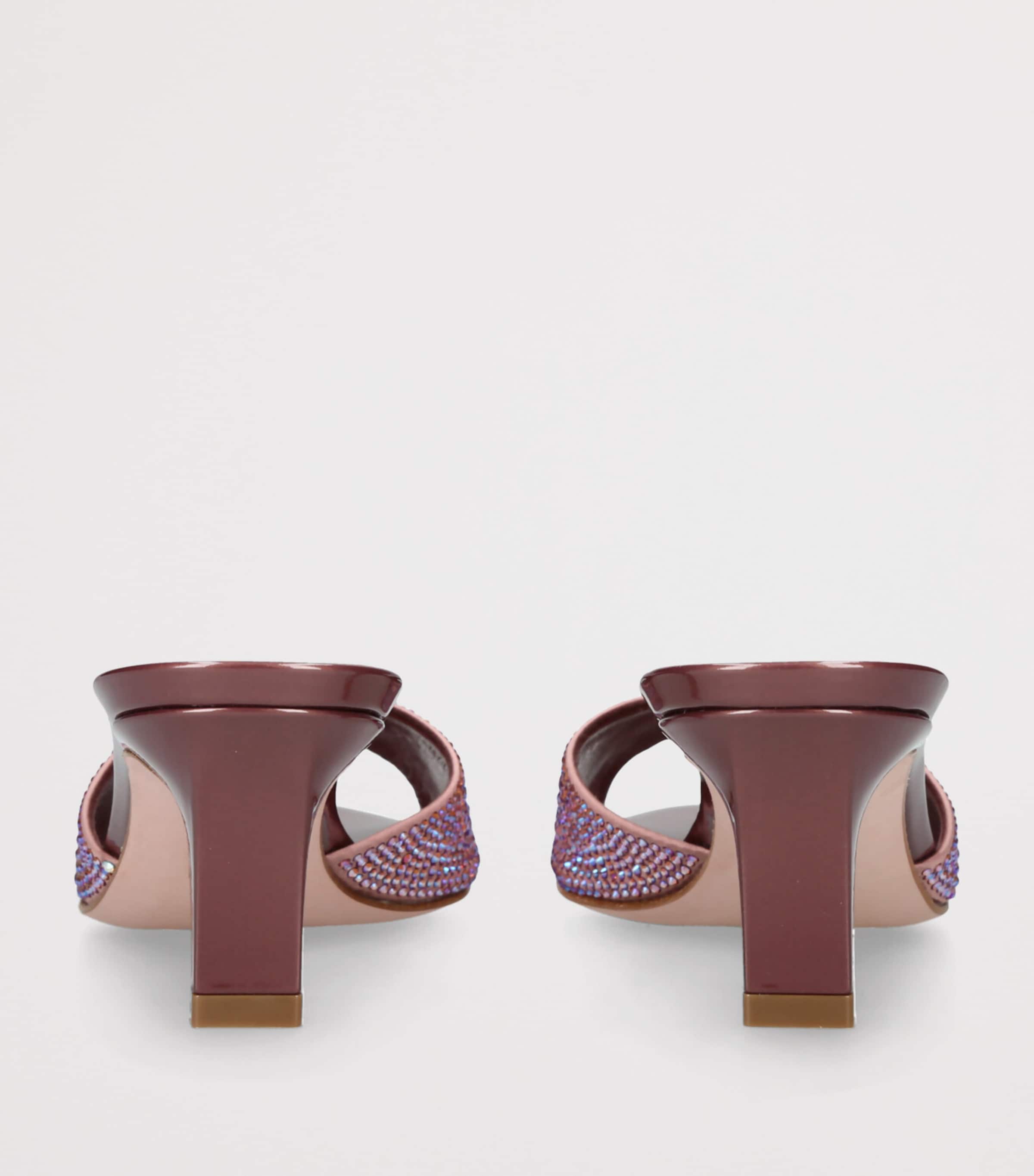 Crystal Comet Mules 55 PINK Image 2