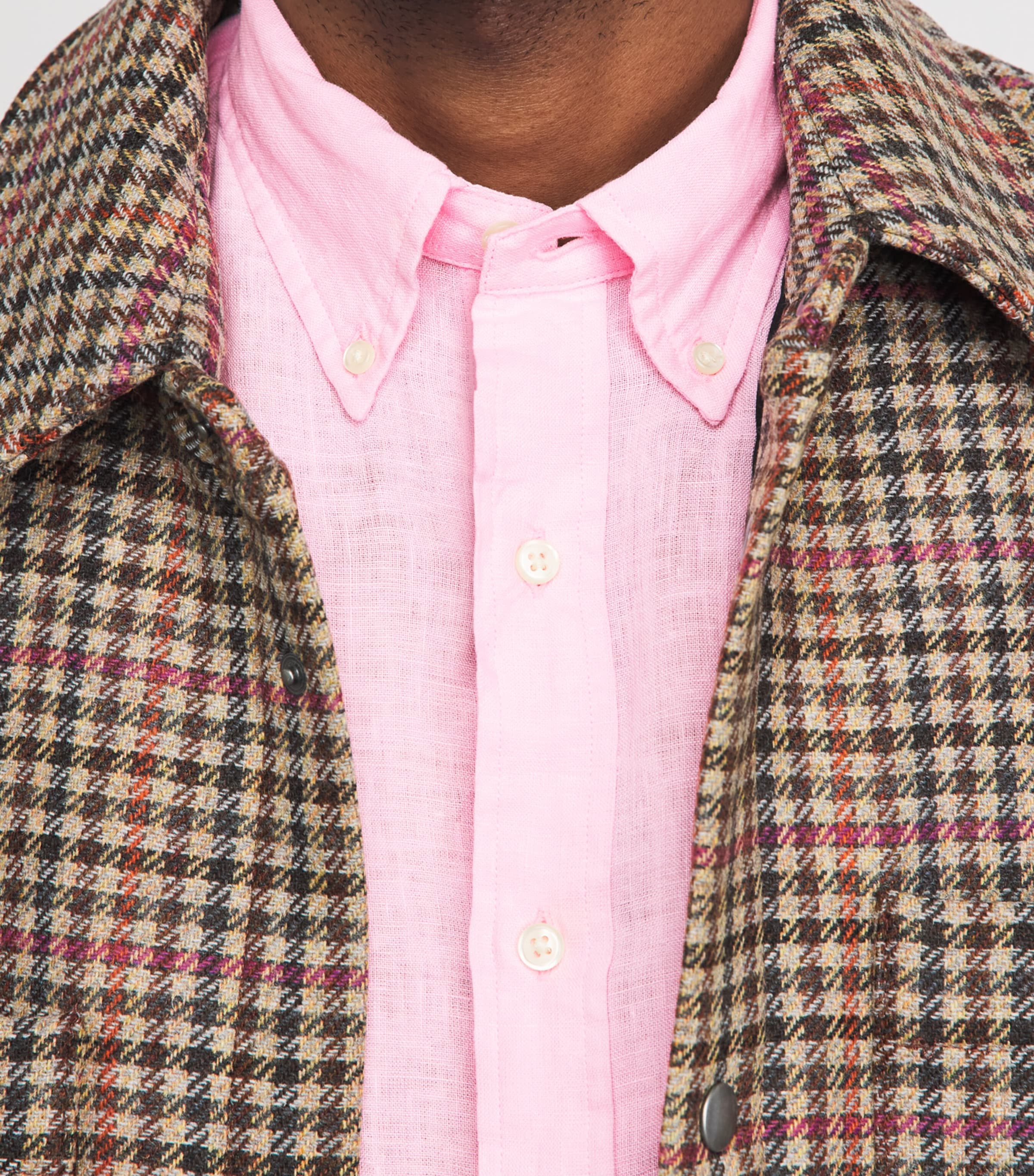 Polo Ralph Lauren Pink Linen Custom Fit Shirt | Harrods US