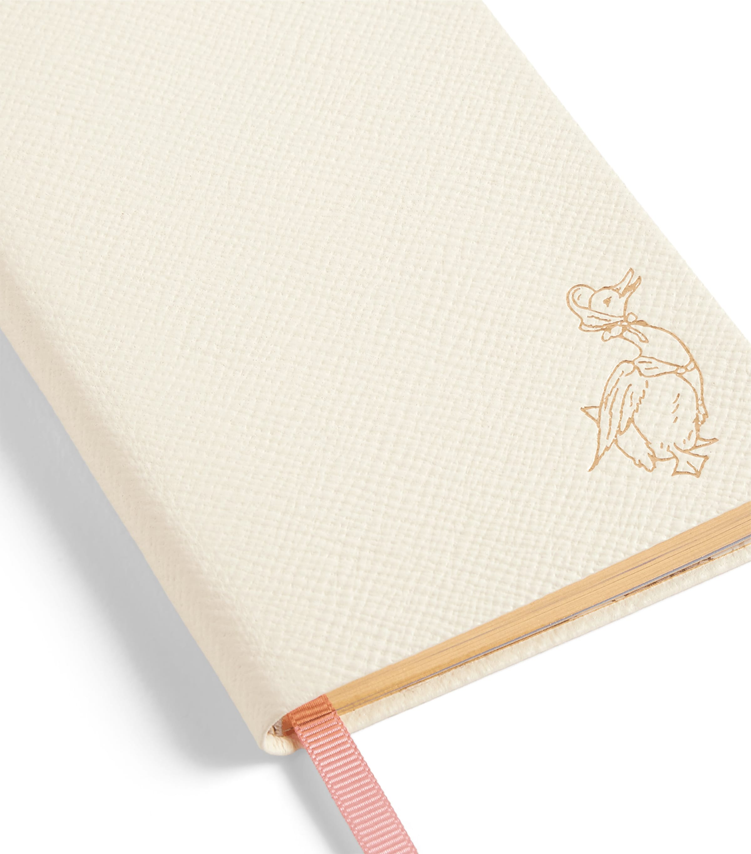Smythson x Peter Rabbit Panama Leather Notebook Chalk Image 4