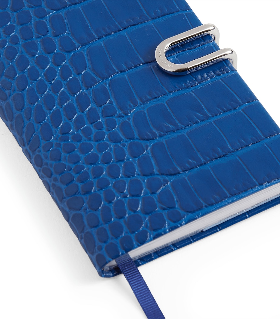 Smythson Leather Panama Weekly Diary 2027 Cerulean Image 5