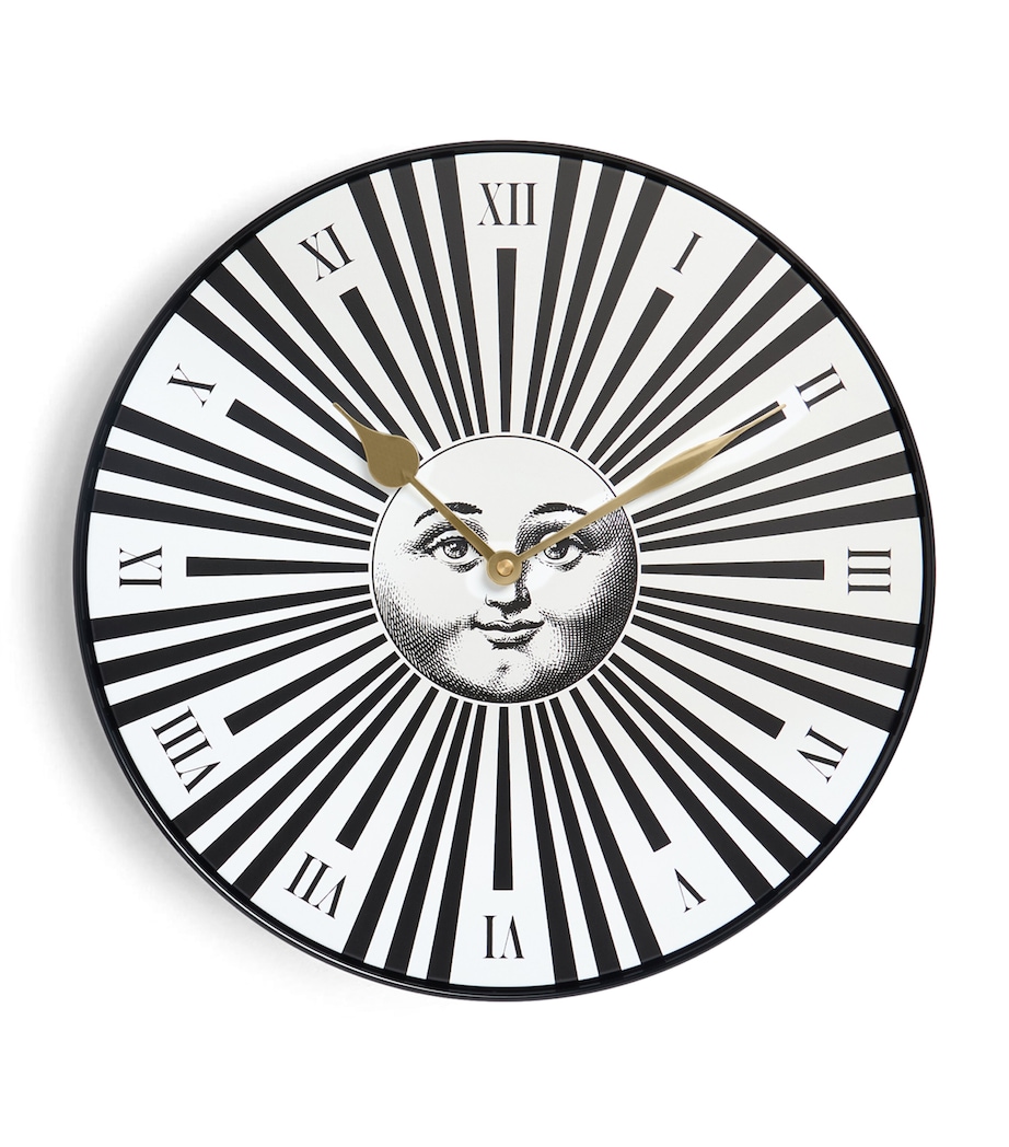 Hand-Painted Raggiante Wall Clock MULTI Image 1