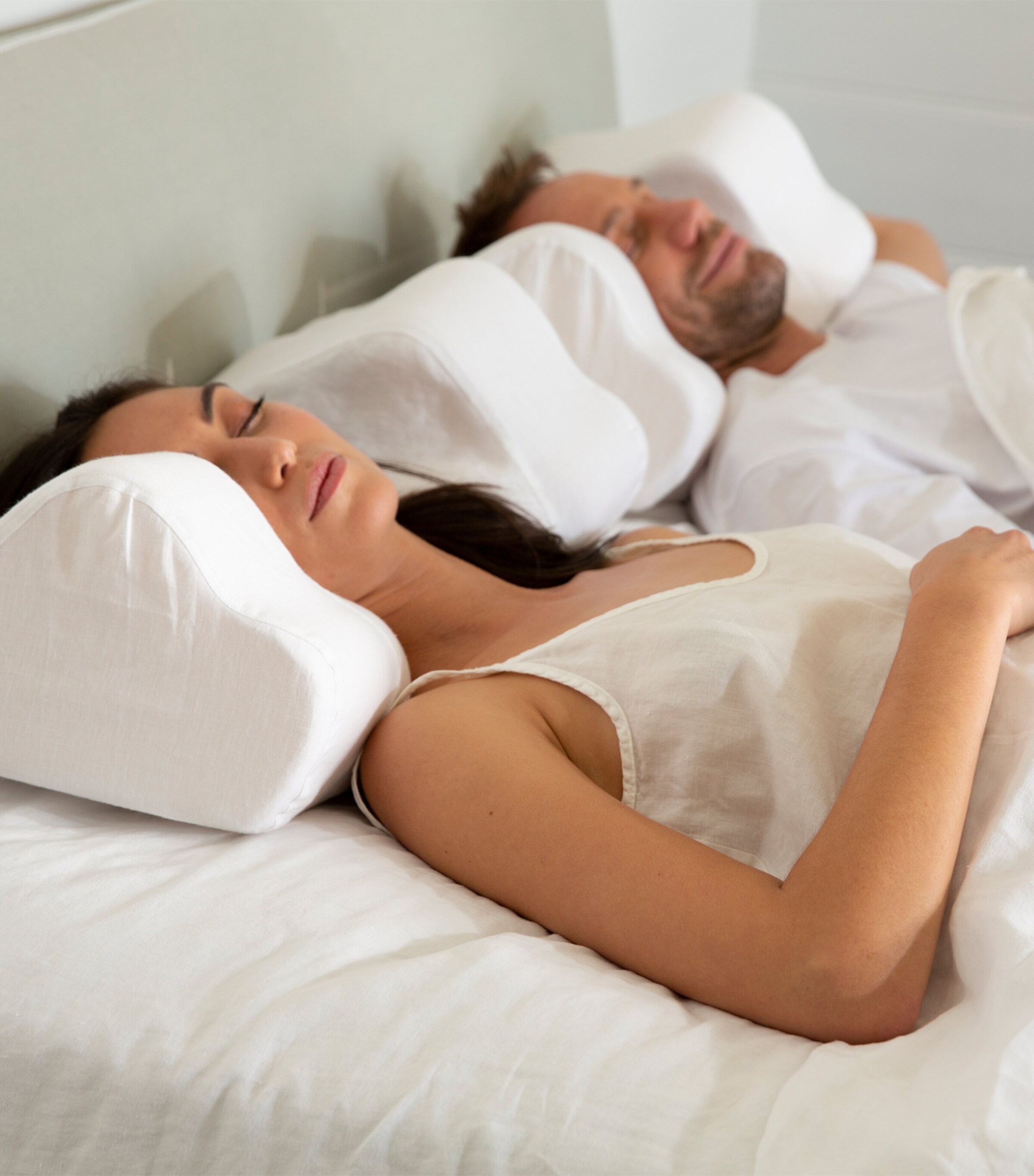 HYOUMANKIND Linen Back Sleep Pillowcase (32cm x 57cm) White Image 7