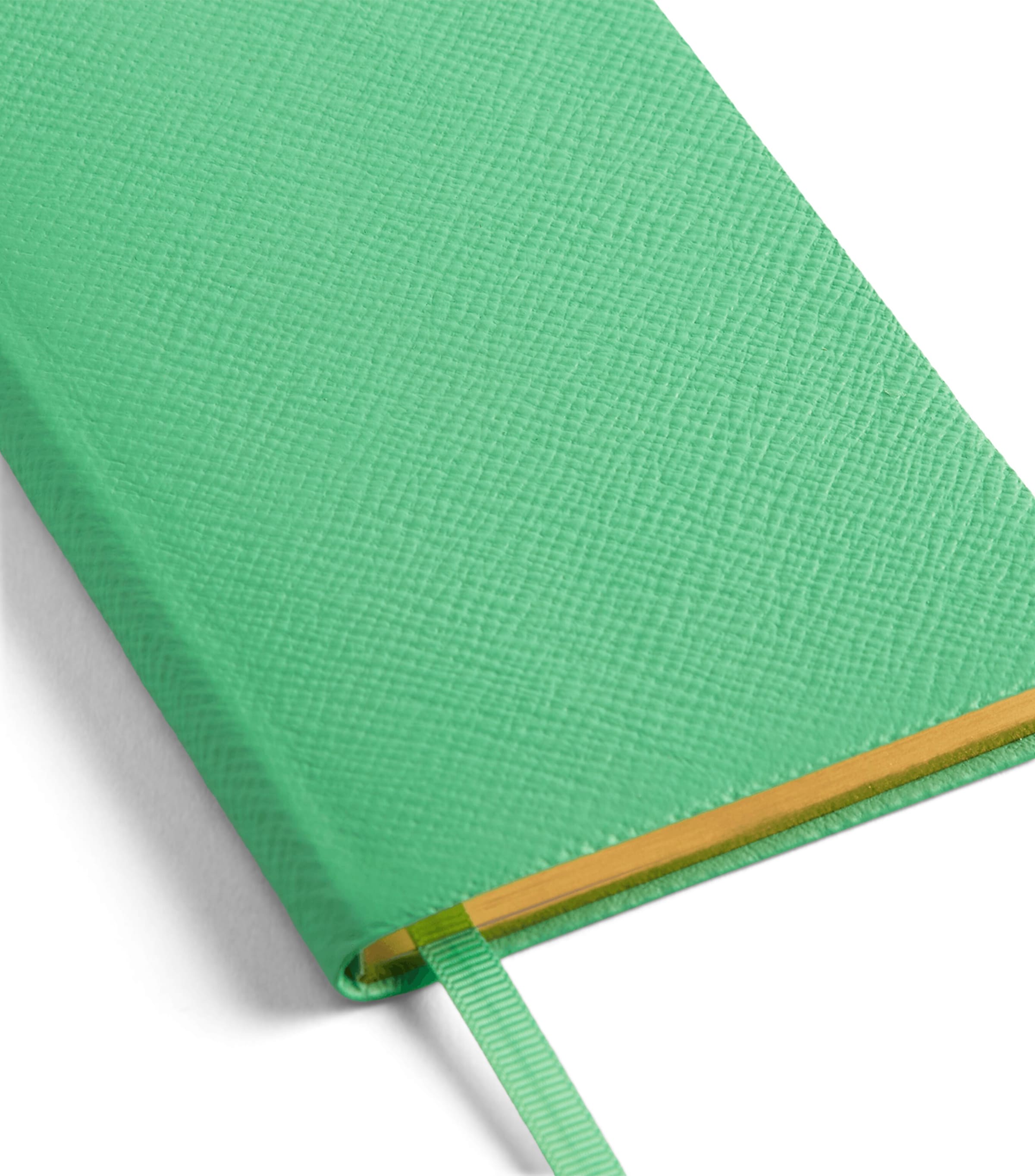 Smythson Leather Panama Notebook Shamrock Image 2