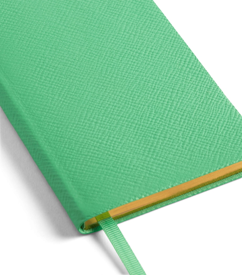 Smythson Leather Panama Notebook Shamrock Image 2