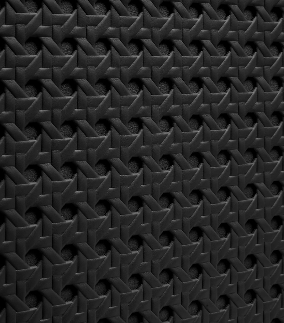 Leather Carry-On Suitcase (55cm) BLACK Image 7