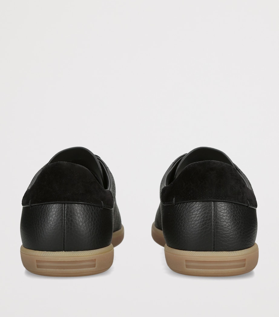 Zegna Leather 232 Sneakers Black Image 4
