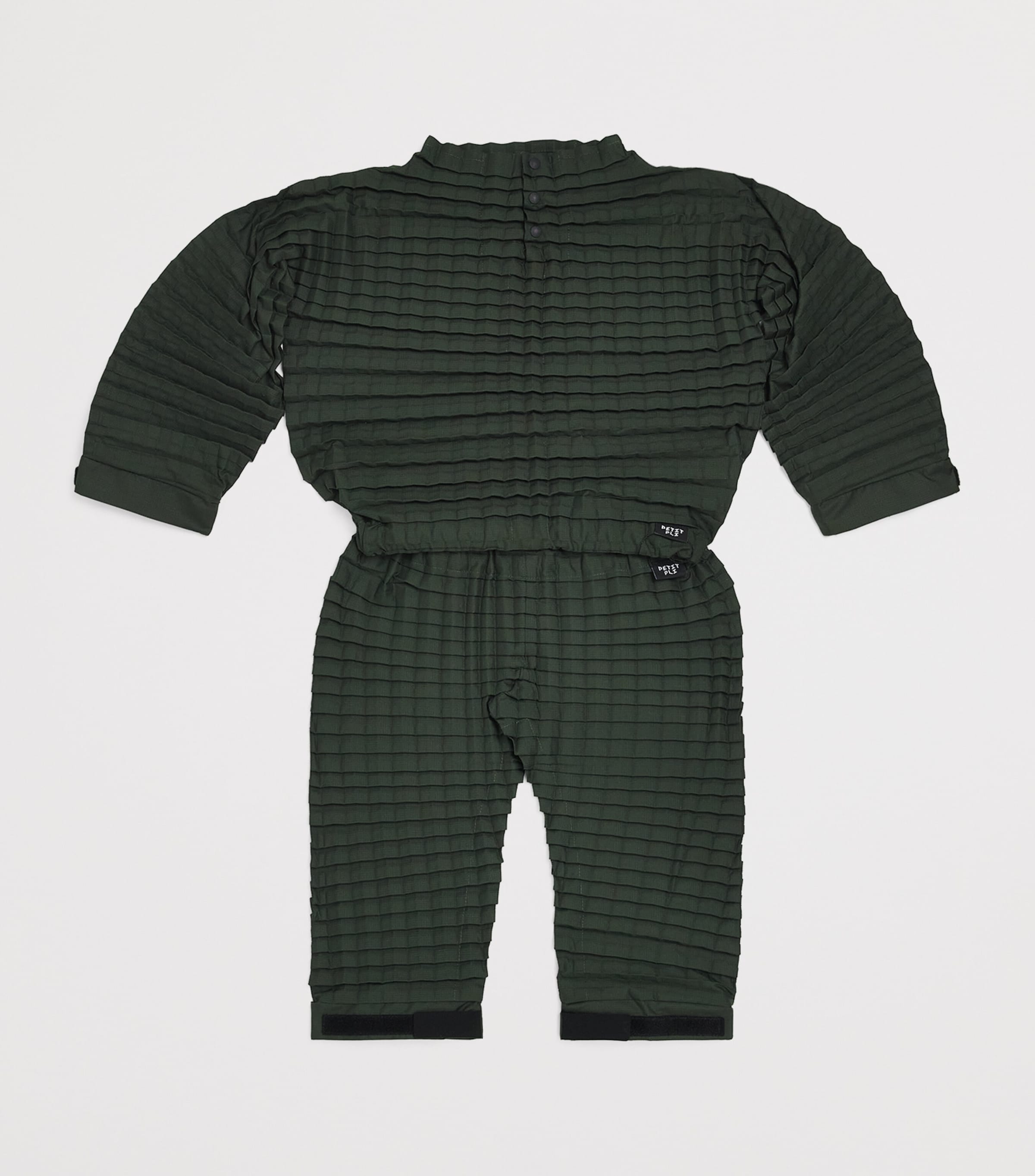 Petit Pli Pleated Versa-Tile Trousers (10-11 Years) Aurora Green Image 3