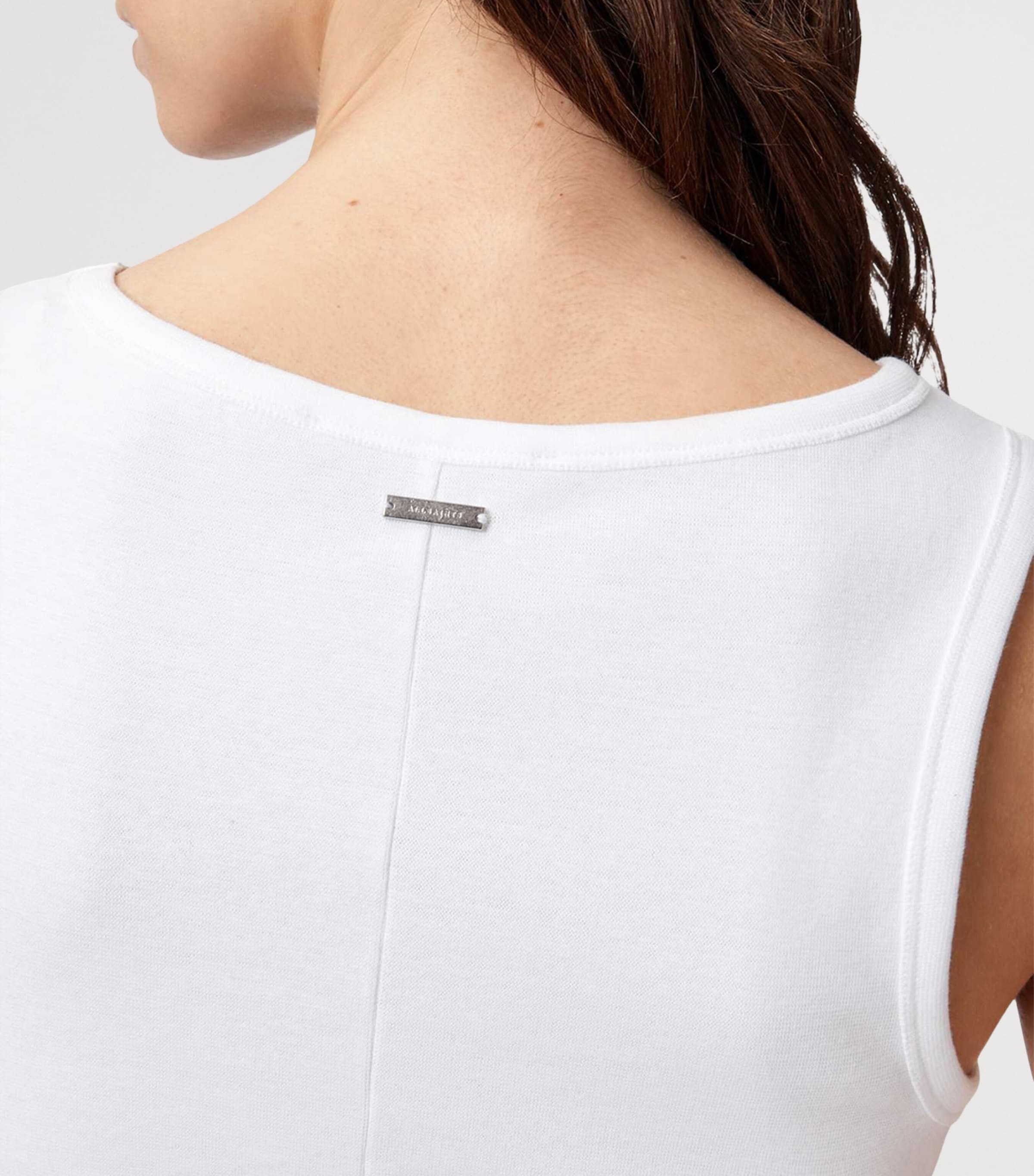 AllSaints Womens Ruched Katarina Tank Top Optic White Image 5