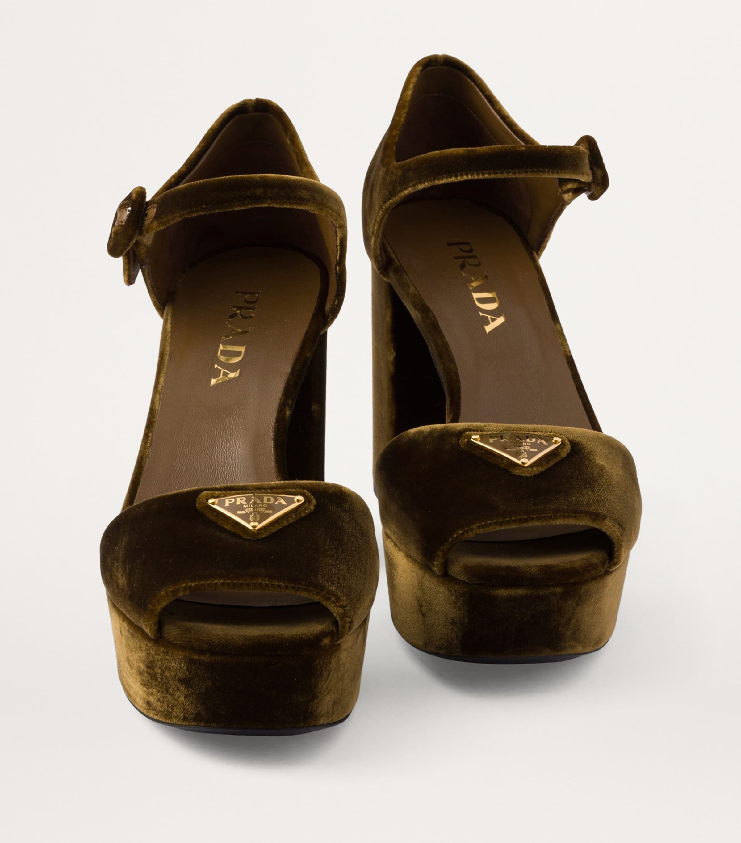 Prada platform heels hotsell