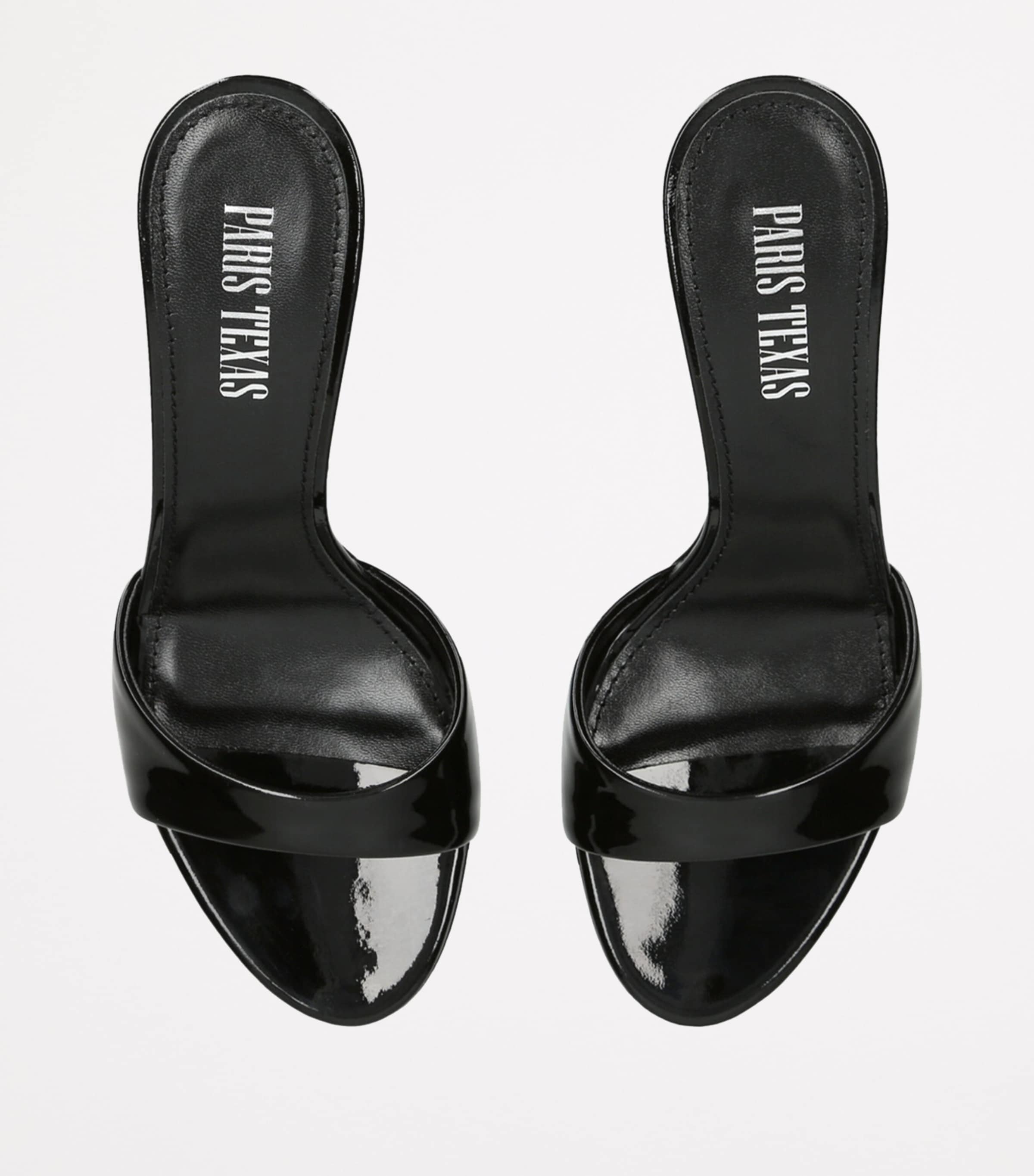 Patent Leather Lidia Mules 70 BLACK Image 4