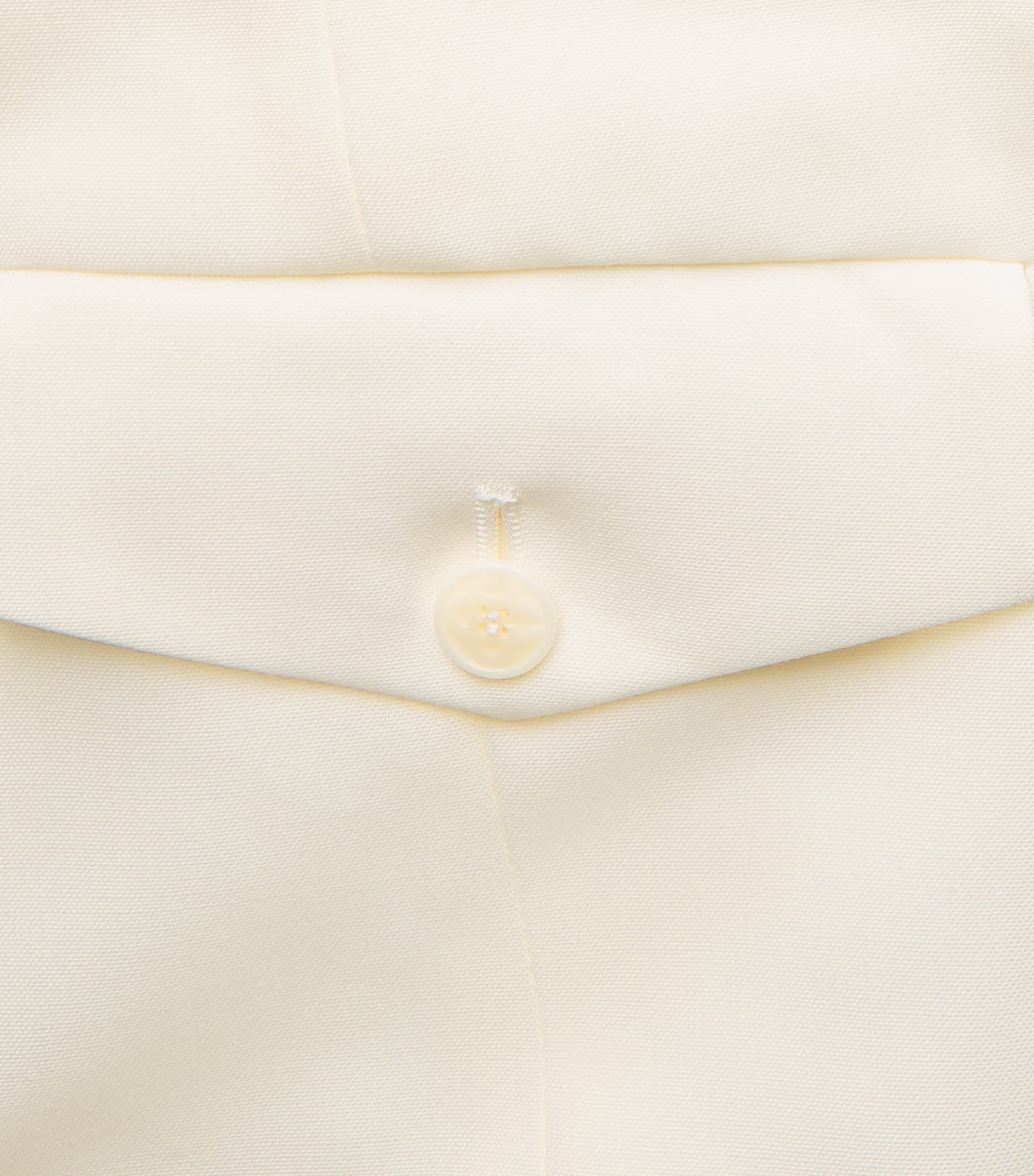 Casablanca Mens Wool Pleated Wide-Leg Trousers White Image 6