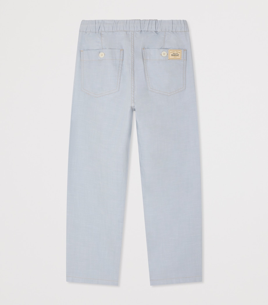 Cotton Drawstring Jeans (10-14 Years) CIEL Image 2
