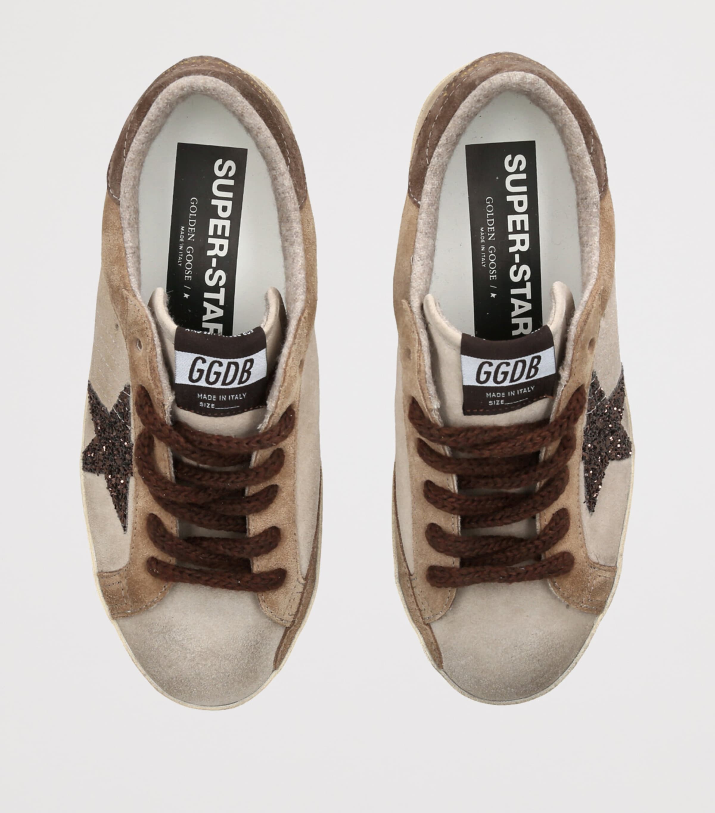 Golden Goose Suede Super-Star Sneakers Beige Oth Image 4