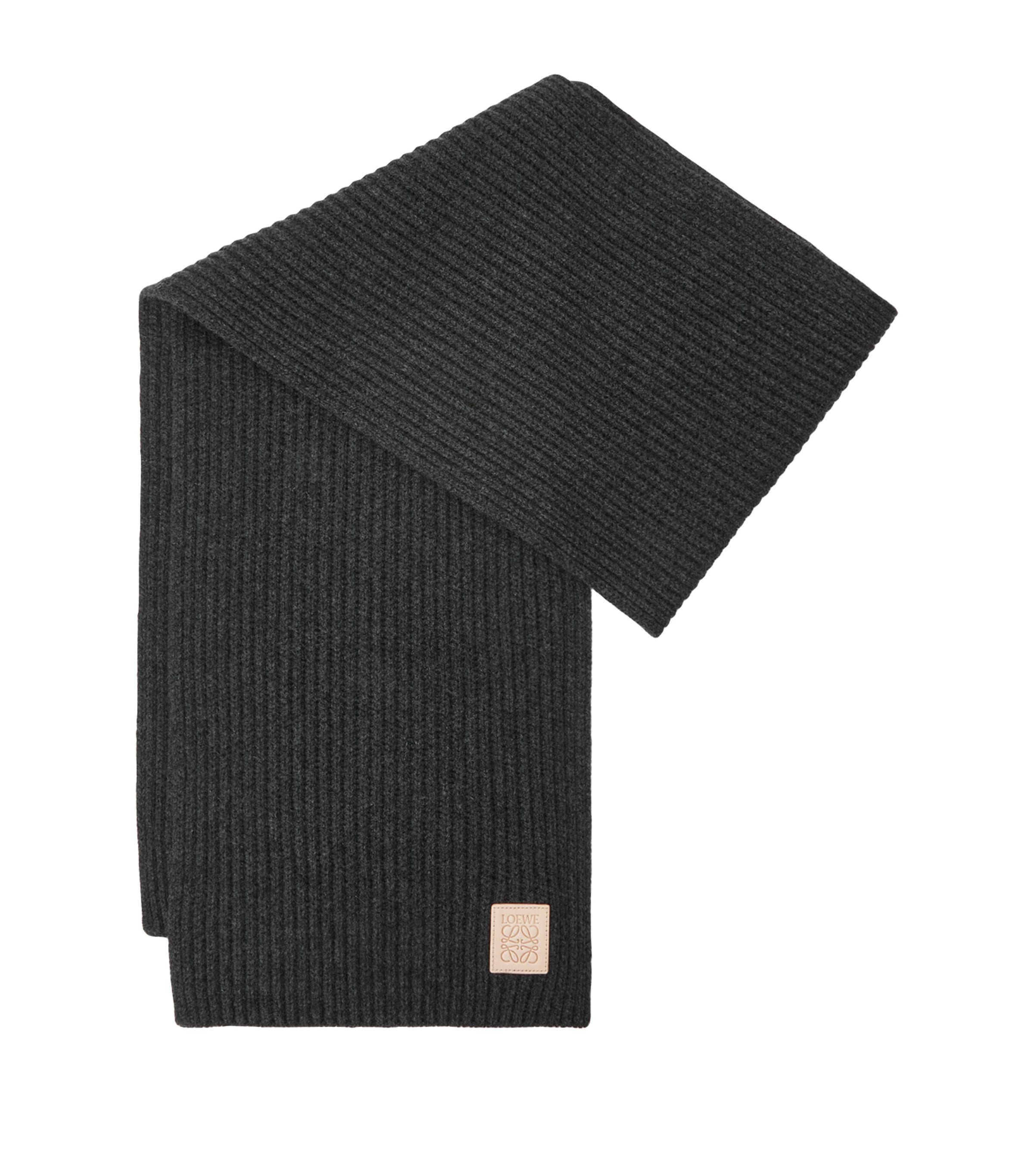Loewe Cashmere Scarf In Black