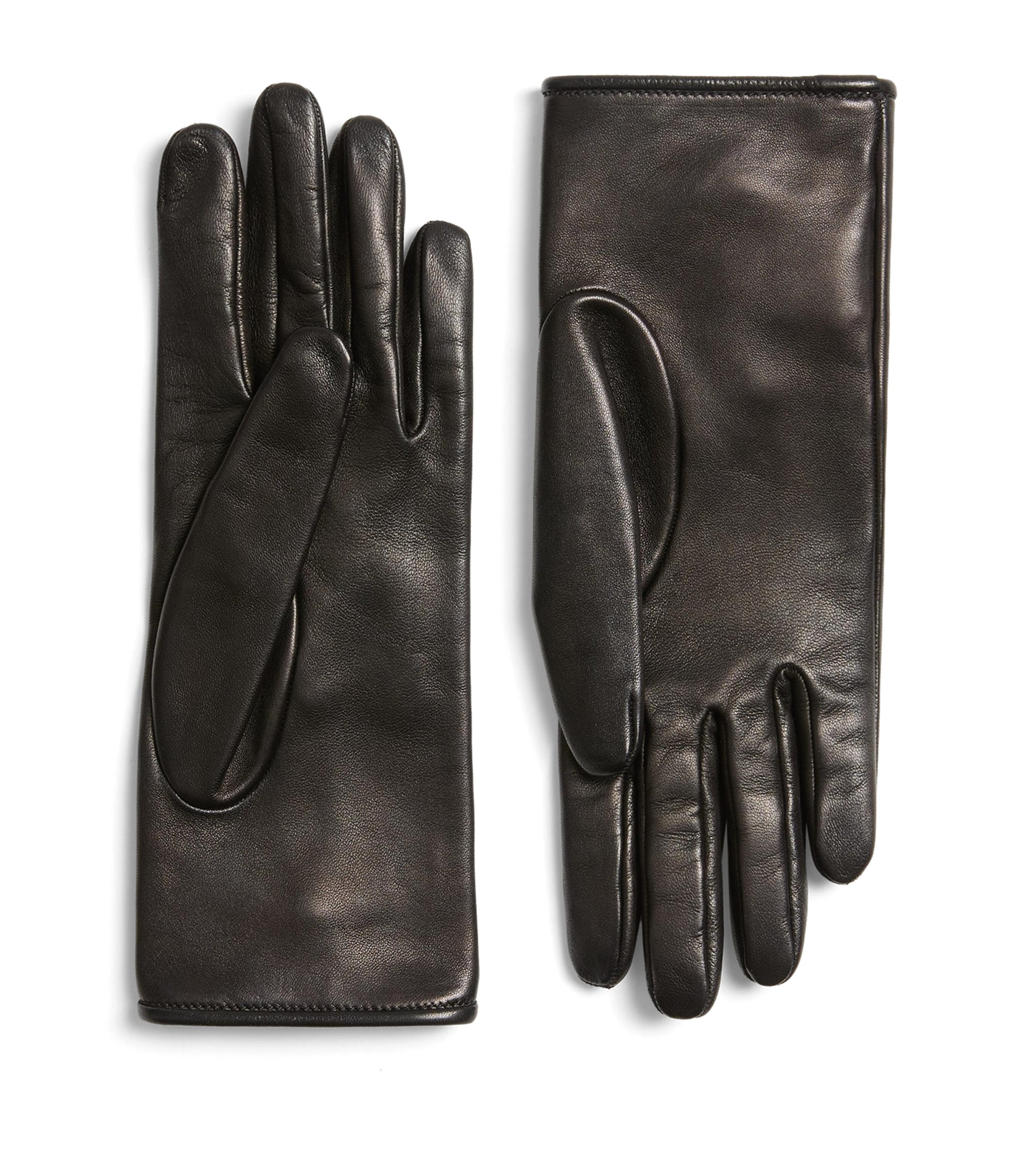 Valentino Garavani Leather VLogo Signature Gloves Image 1