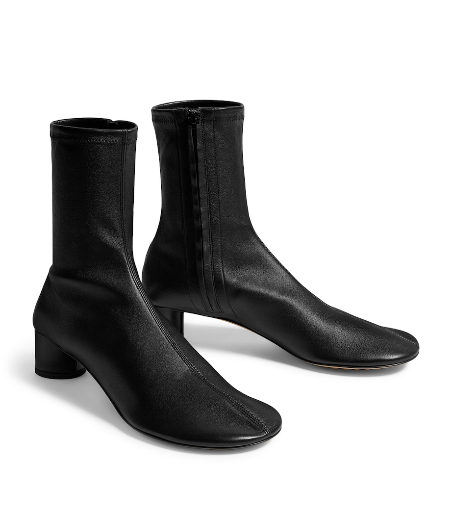 Bottega Veneta Leather Heeled Ankle Boots Image 1