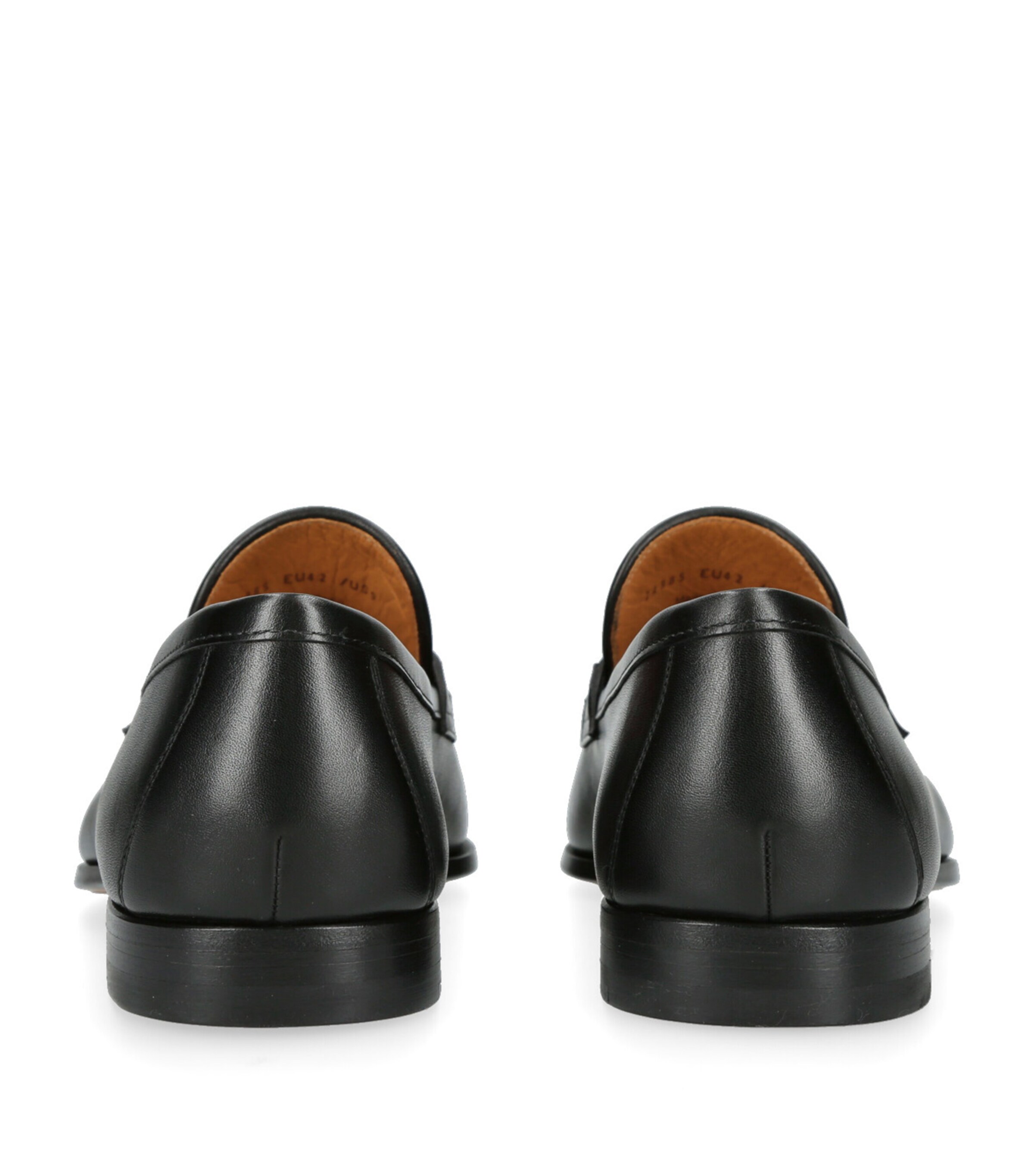 Magnanni Leather Loafers Black Image 2