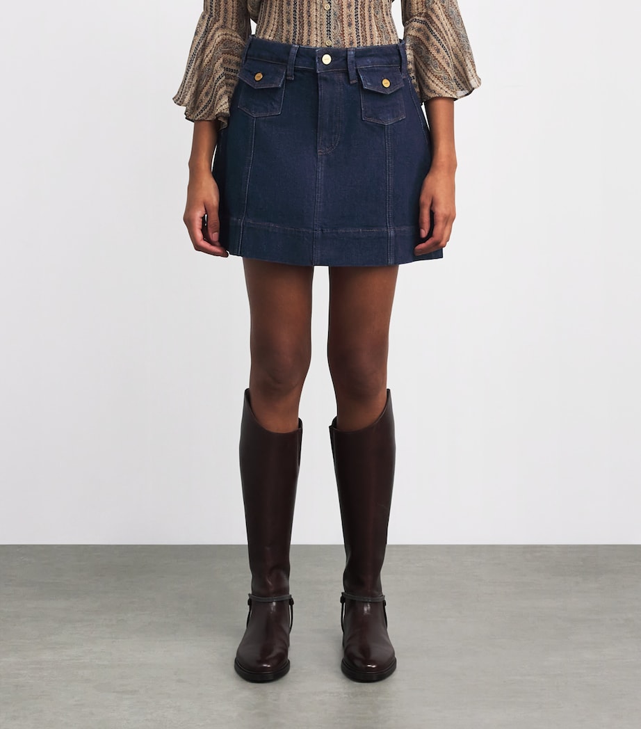 Jannelle Denim Mini Skirt MAISONETTE Image 3