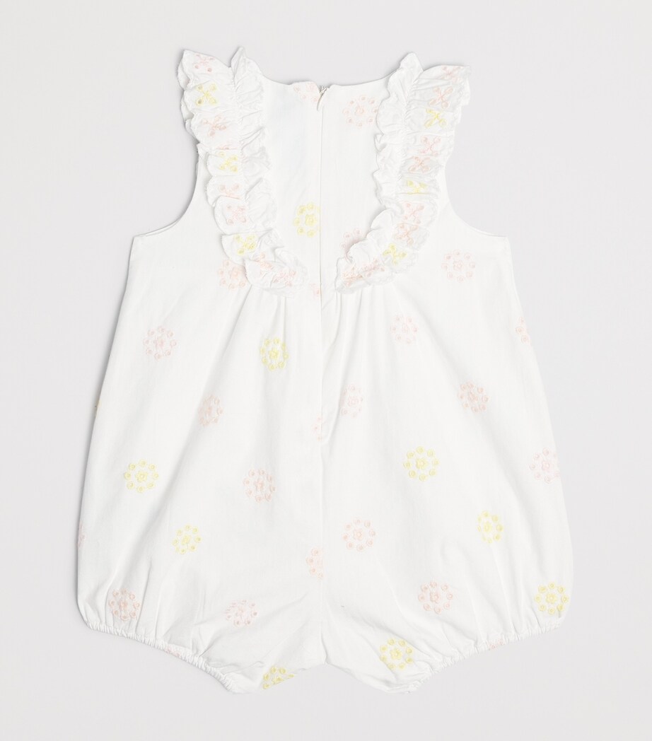Tartine et Chocolat Embroidered Bubble Playsuit (1-18 Months) Blanc Image 2