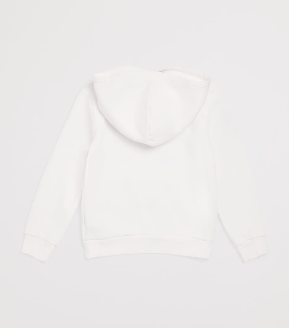 Cotton-Blend Crest Logo Hoodie (2-7 Years) WHT/NAVY P Image 2