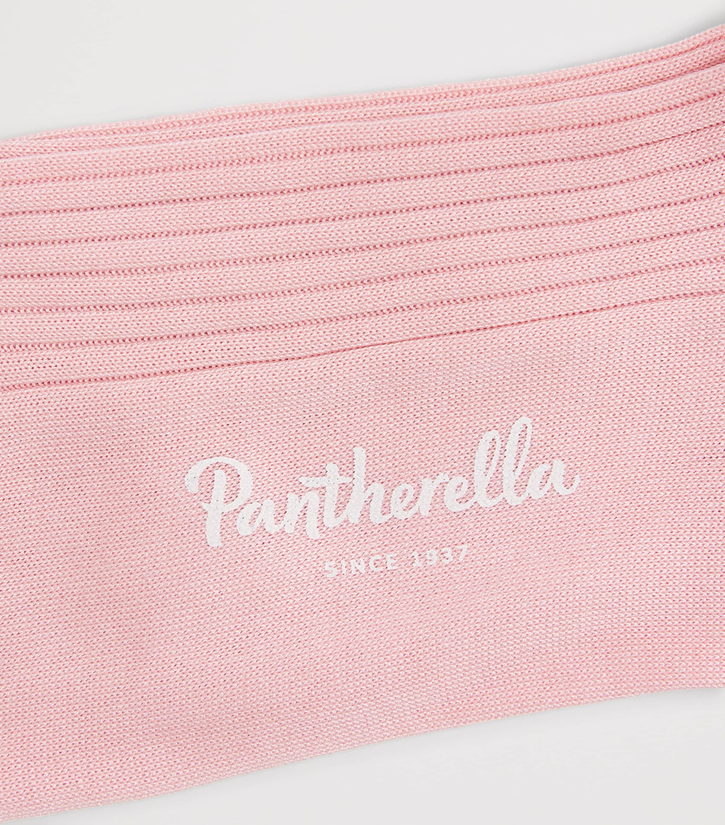 Pantherella Mens Ribbed Danvers Socks Dusky Pink Image 2