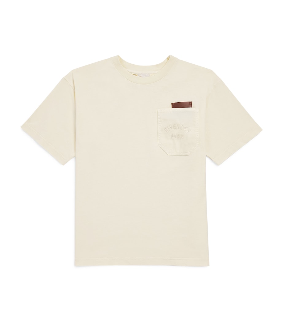 Givenchy Kids Cotton Logo Embroidered T-Shirt (4-12+ Years) Image 1