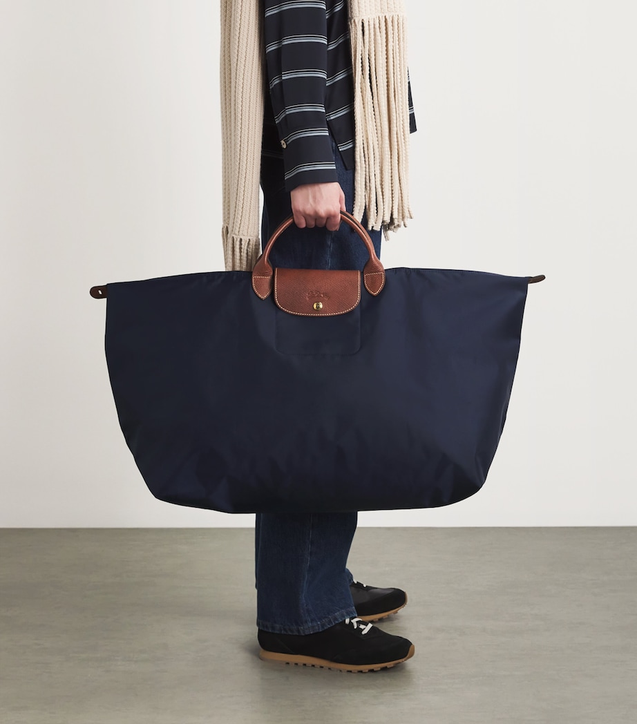 Longchamp Medium Le Pliage Original Travel Bag Navy Image 5