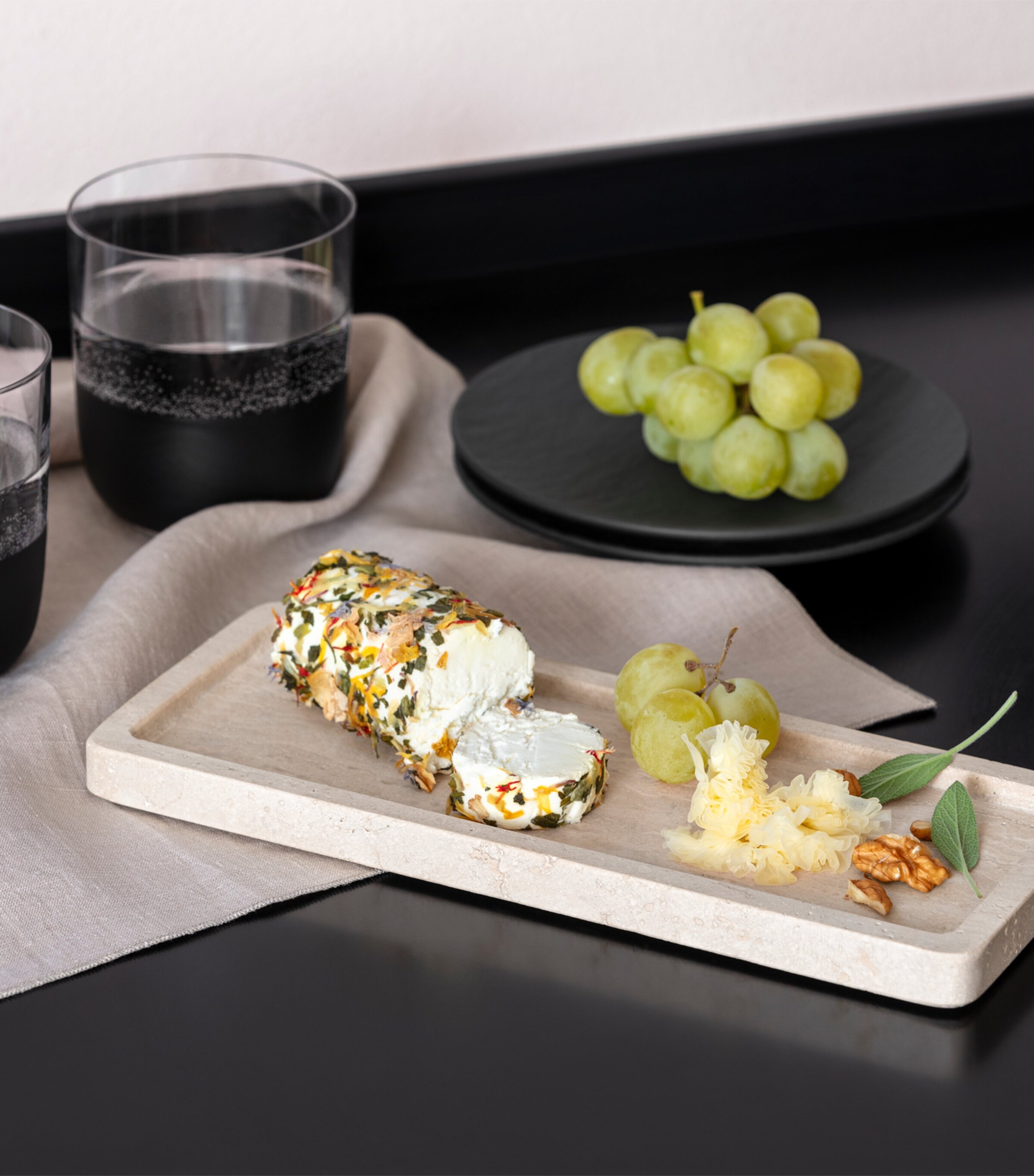 Villeroy & Boch Earthenware Manufacture Travertine Serving Platter (25.5cm) Beige Image 2